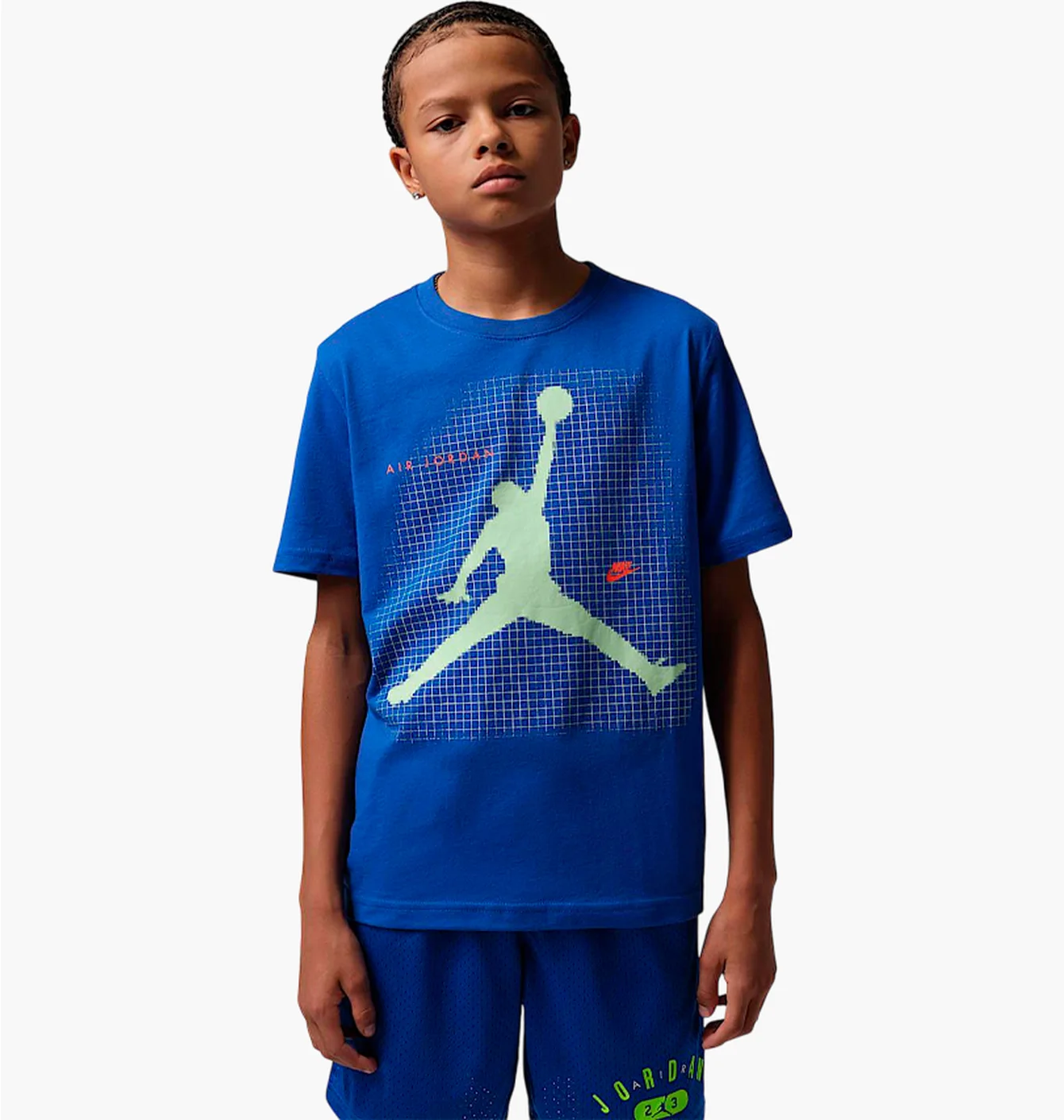 Футболка дитяча Air Jordan Grid Blur Blue 95F634-U89