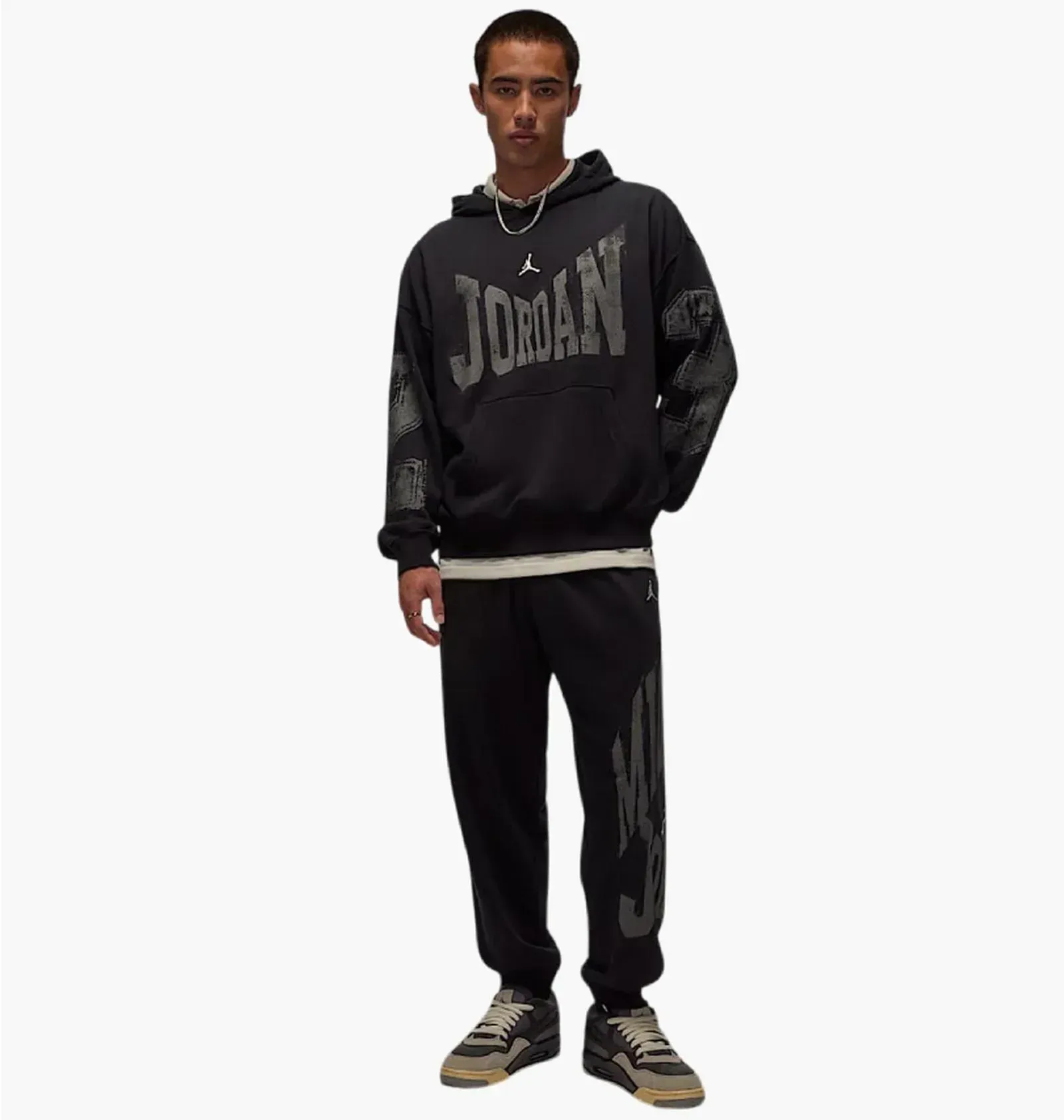 Спортивний костюм чоловічий Jordan J Brk Cllgte Hbr Po Hd Lb Black (HV0093-010__HV0091-010)