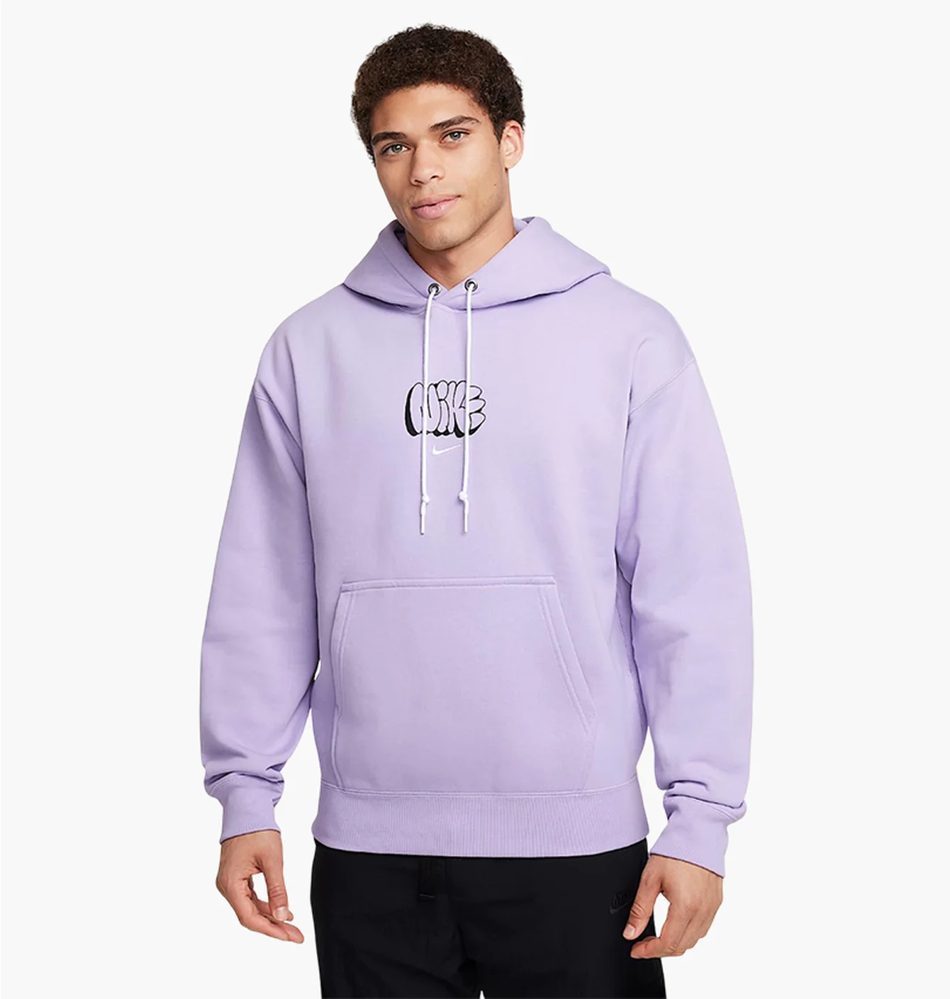 Худі чоловіче Nike Solo Swoosh Graffiti Violet HQ4181-515