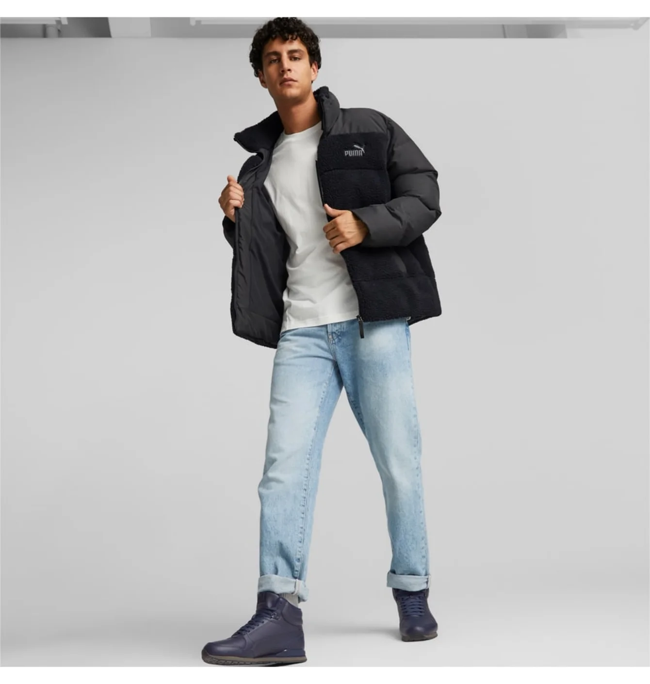Пуховик чоловічий Puma Sherpa Puffer Jacket Black 849351-01