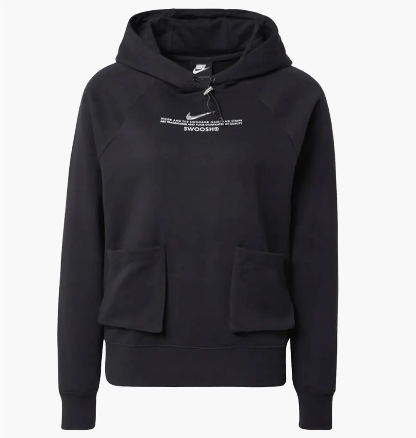 Худі жіноче Nike Swoosh Fleece Hoodie In Black DN4836-010