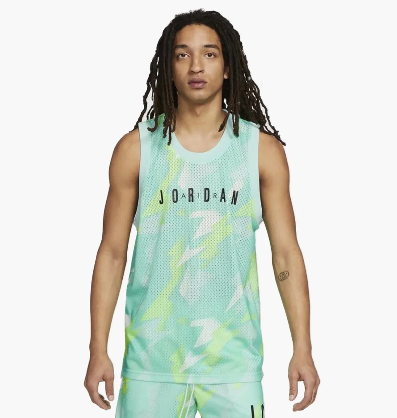 Майка чоловіча Air Jordan Jumpman Printed Jersey Turquoise CZ4738-675
