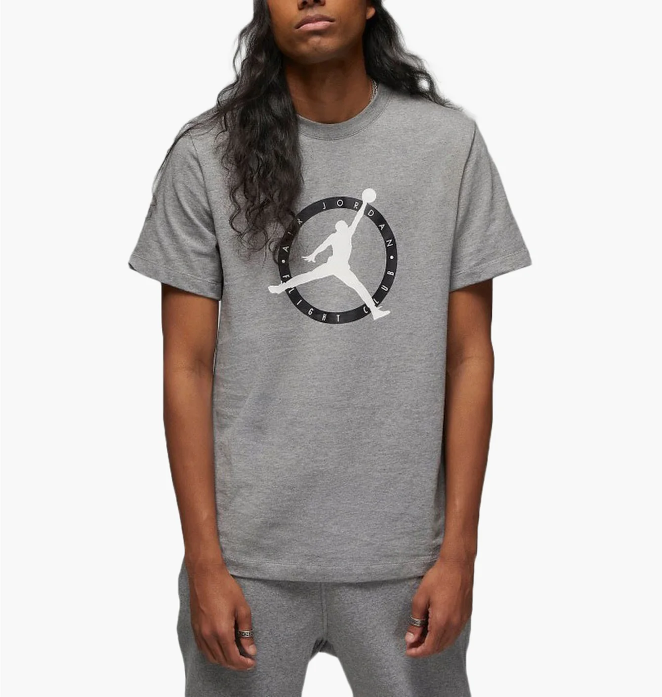 Футболка чоловіча Air Jordan Flight Mvp S T-Shirt Grey Dv8436-091
