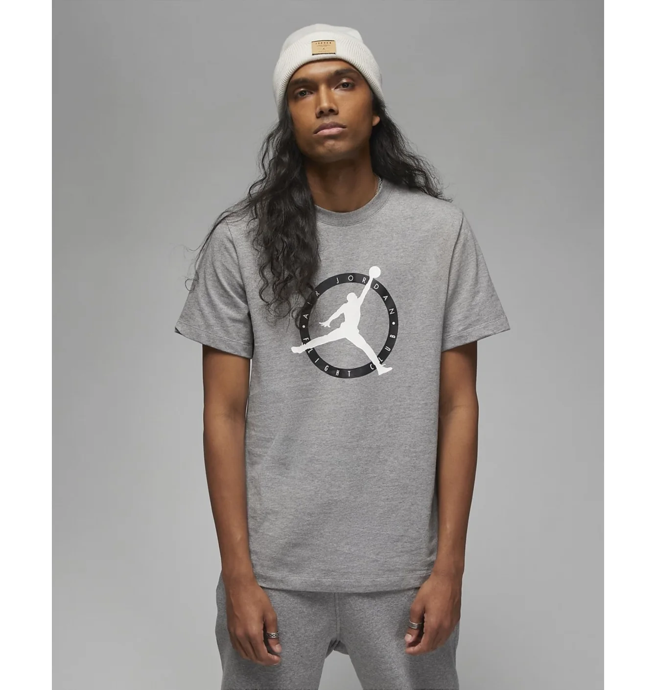 Футболка чоловіча Air Jordan Flight Mvp S T-Shirt Grey Dv8436-091