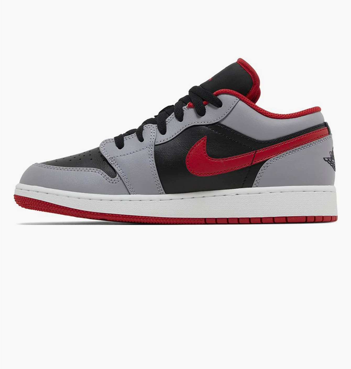 Кросівки дитячі Air Jordan 1 Low Gs Grey/Black 553560-060