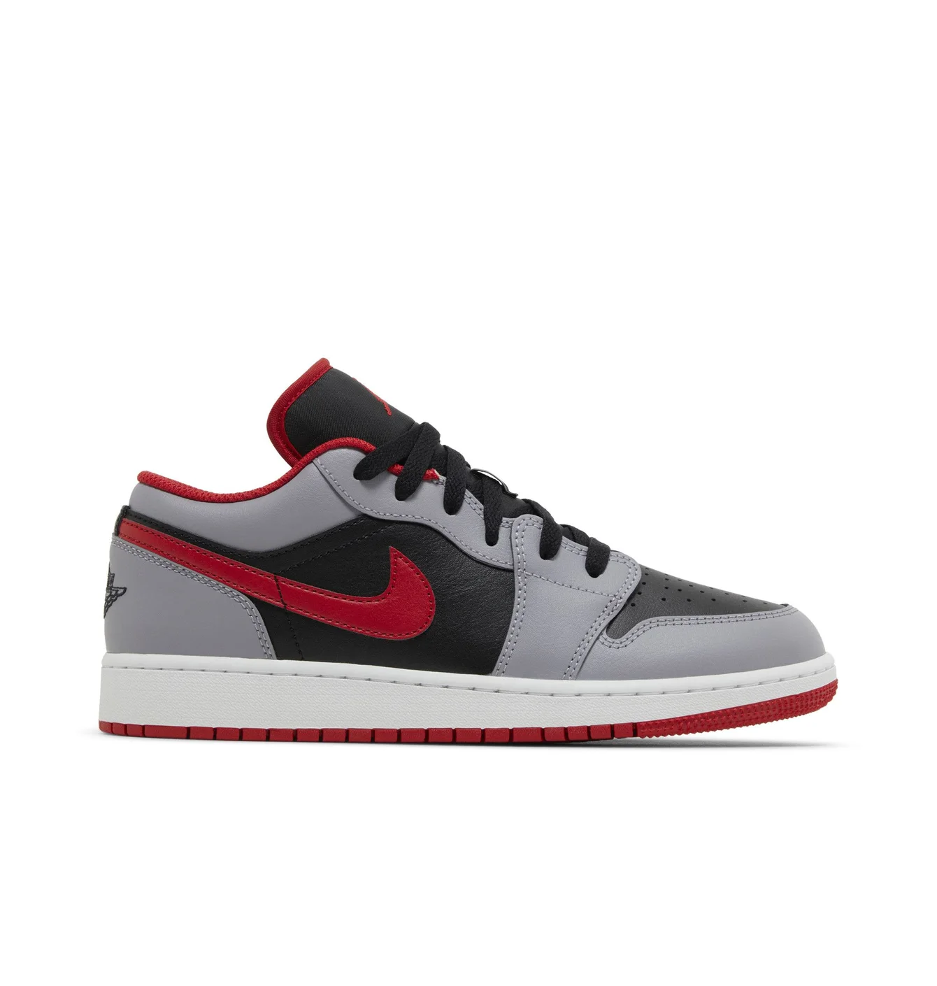 Кросівки дитячі Air Jordan 1 Low Gs Grey/Black 553560-060