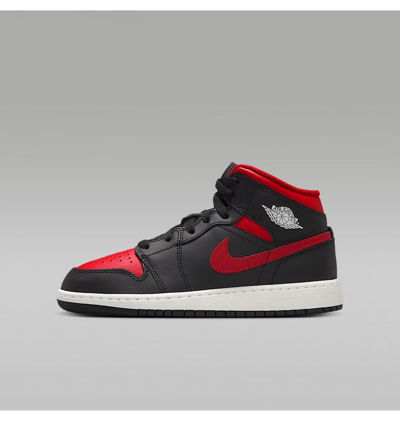 Кросівки дитячі Air Jordan 1 Mid (Gs) Black DQ8423-067
