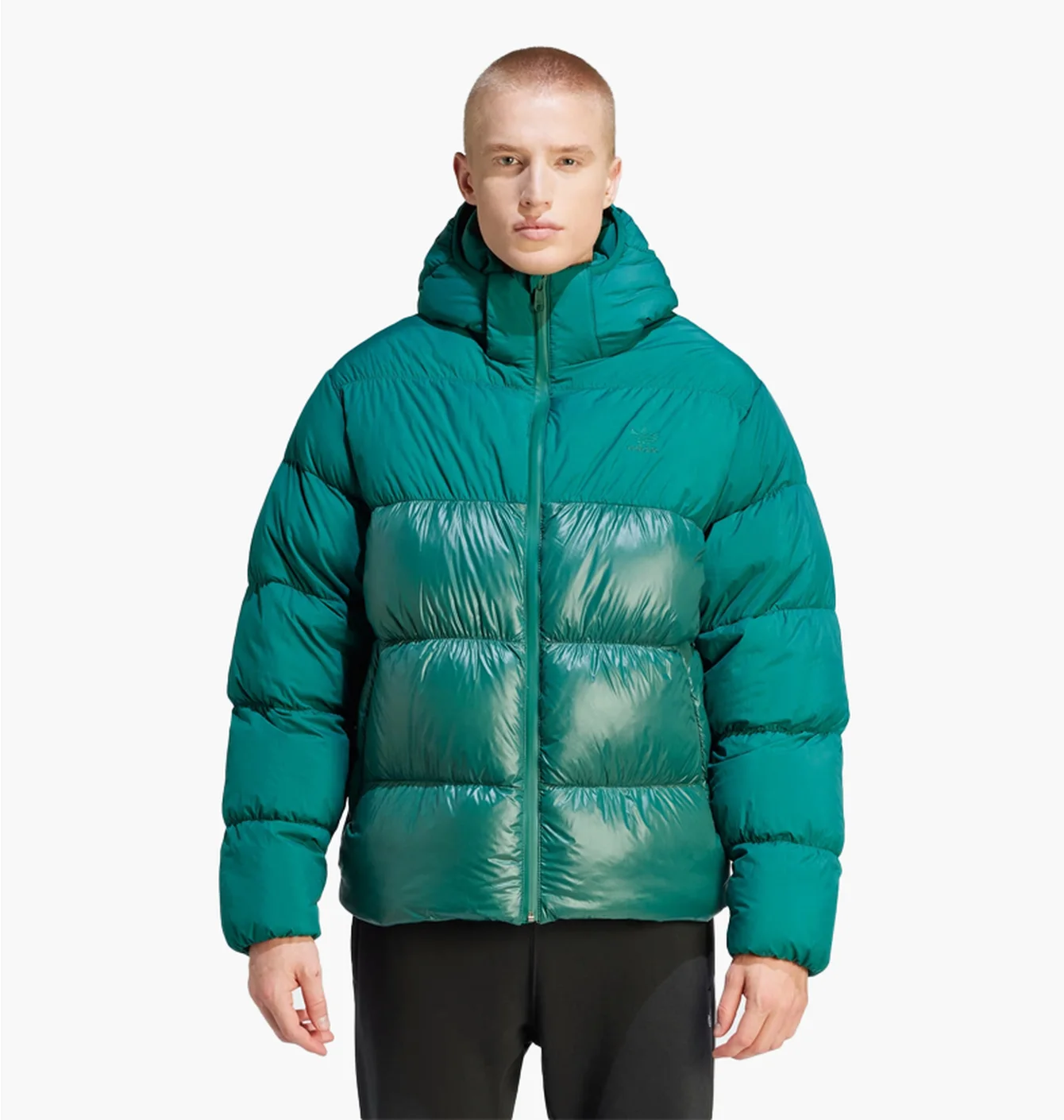 Пуховик чоловічий Adidas Adicolor Down Regen Hooded Puffer Jacket Green IL2566