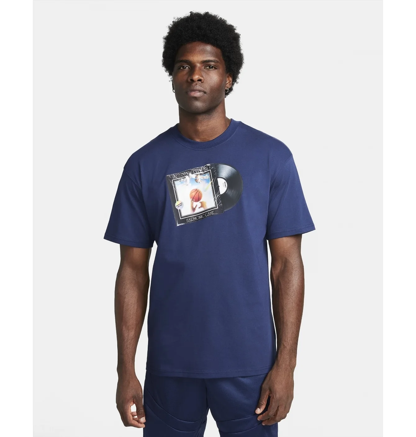 Футболка чоловіча Nike Max90 Basketball-T-Shirt Blue FQ4914-410