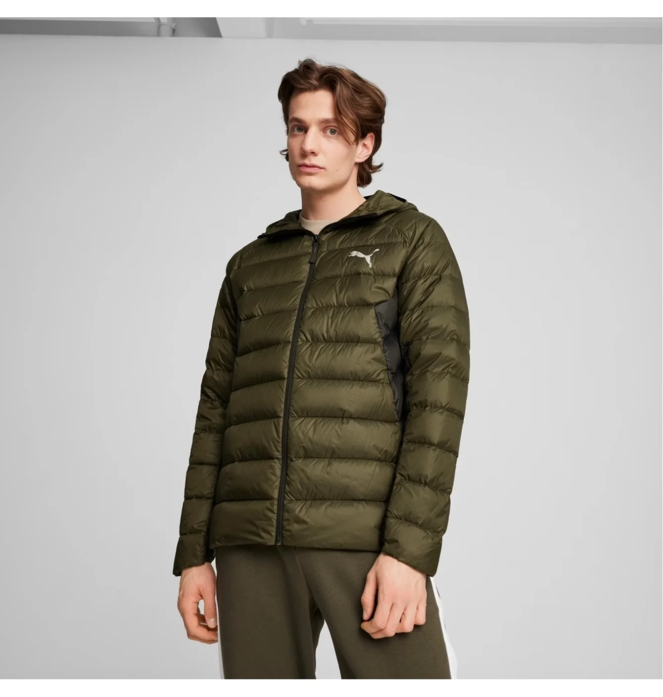 Куртка чоловіча Puma Packlite Down Jacket Olive 849355-70