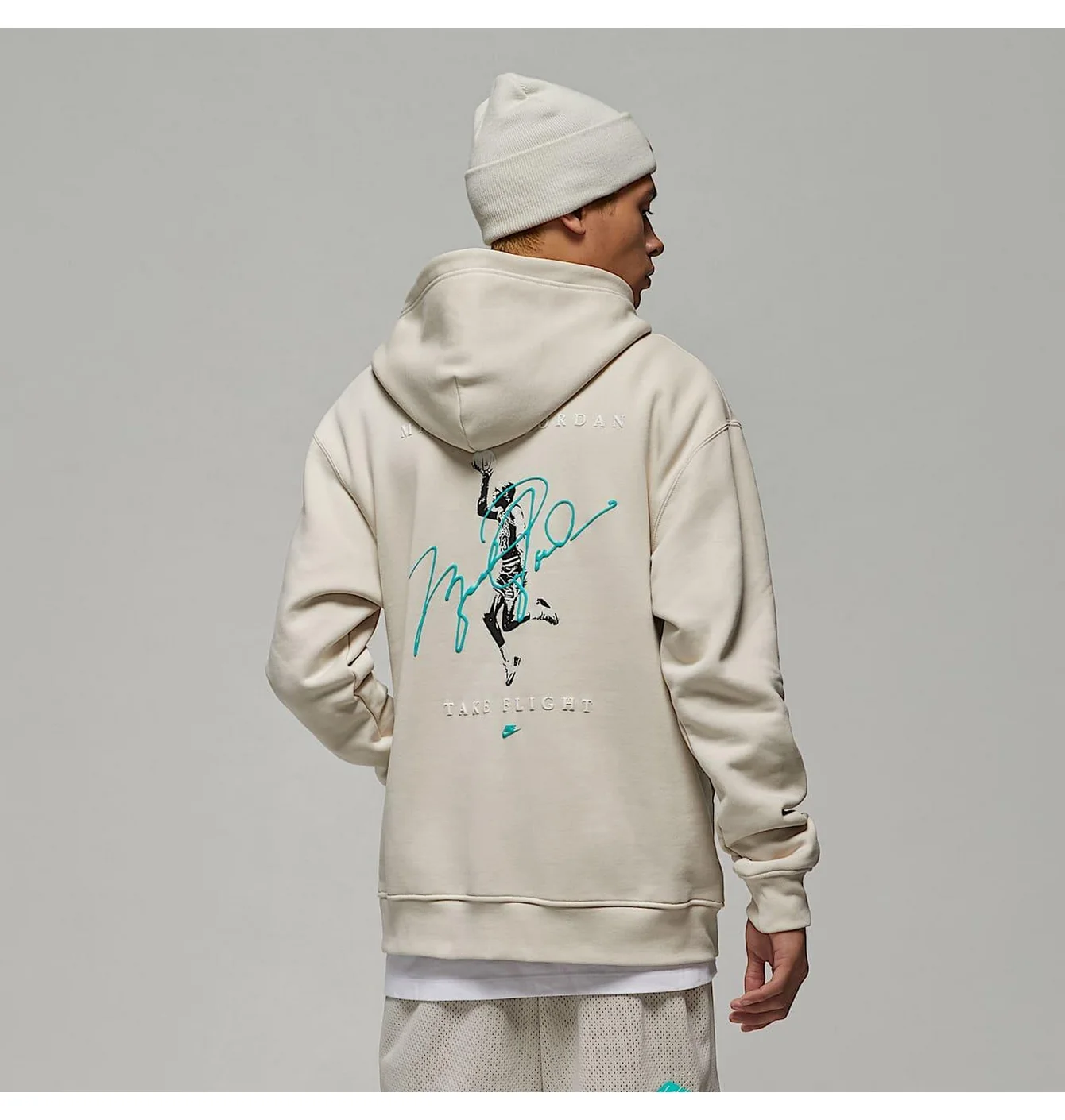 Худі чоловіче Air Jordan Esssentials Fleece Beige DH9019-104