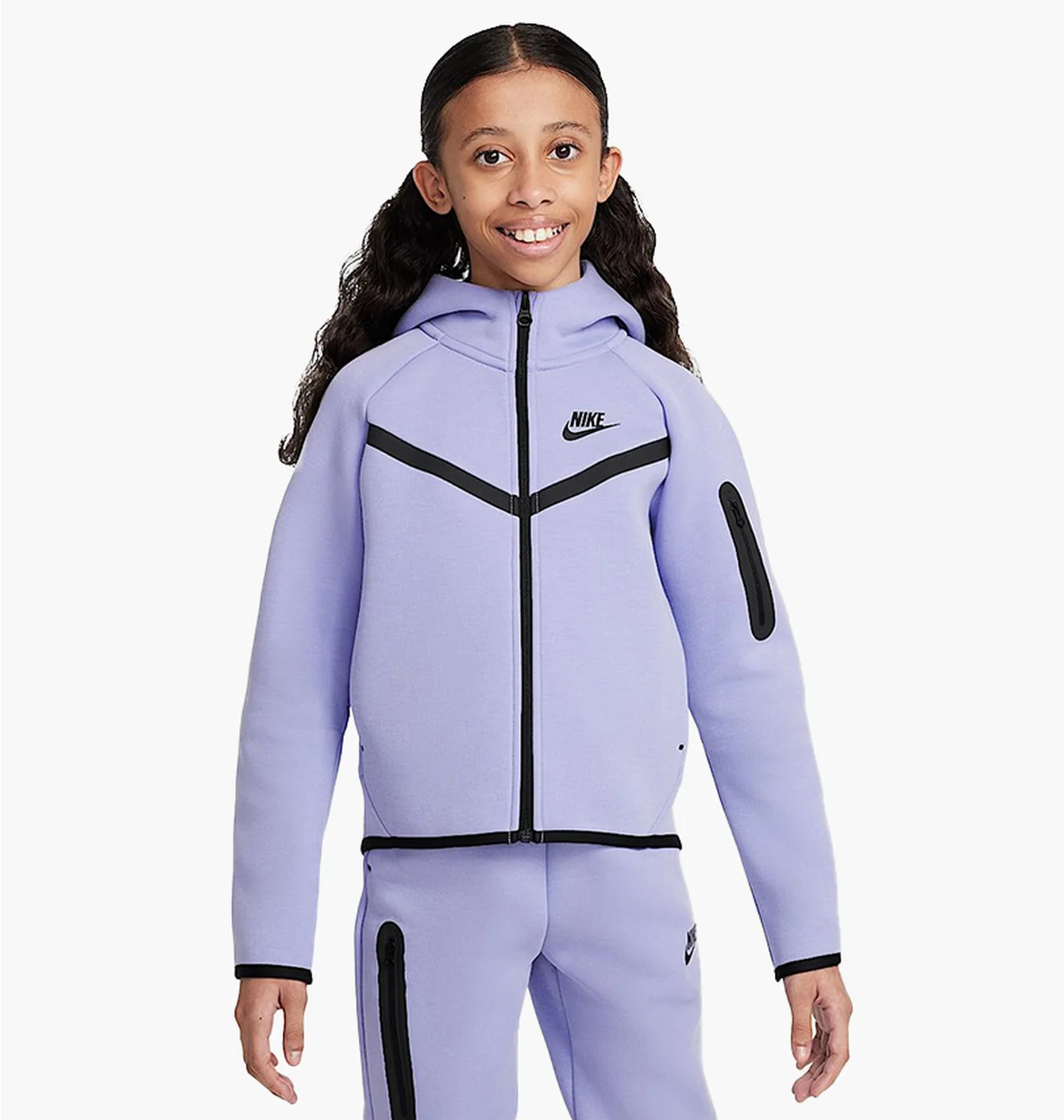 Толстовка дитяча Nike Tech Fleece Kids Violet HV8695-533