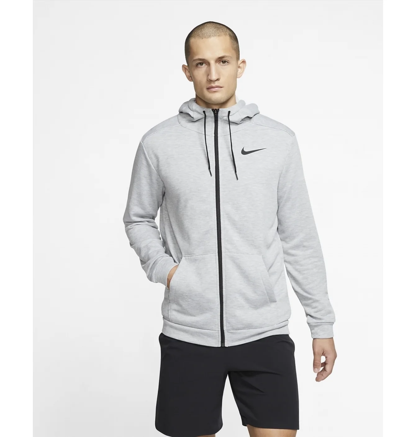 Толстовка чоловіча Nike Dri-Fit Grey CJ4317-063