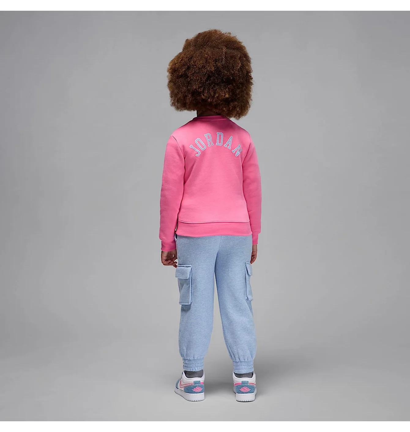 Спортивний костюм дитячий Air Jordan Sweat Sets Pink/Grey 35F206-BG6