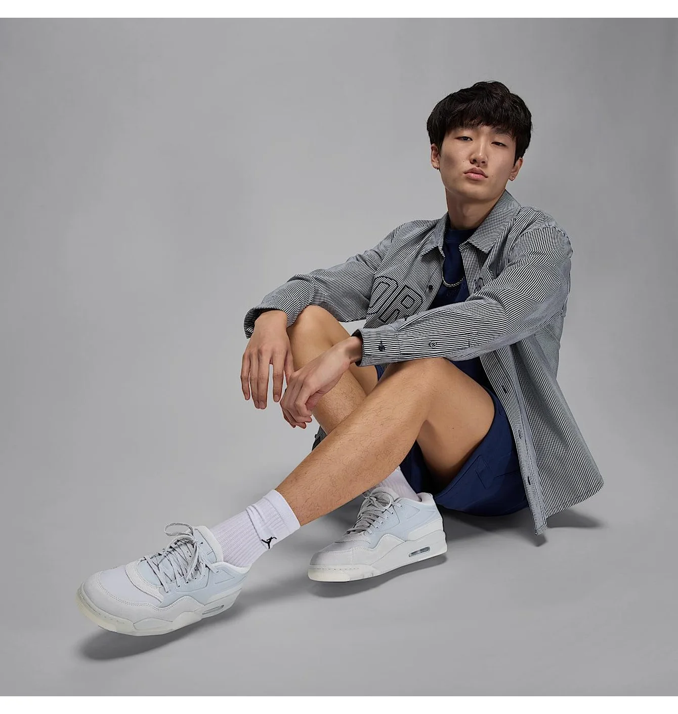 Кросівки чоловічі Air Jordan 4 Rm Light Blue/White FQ7939-005
