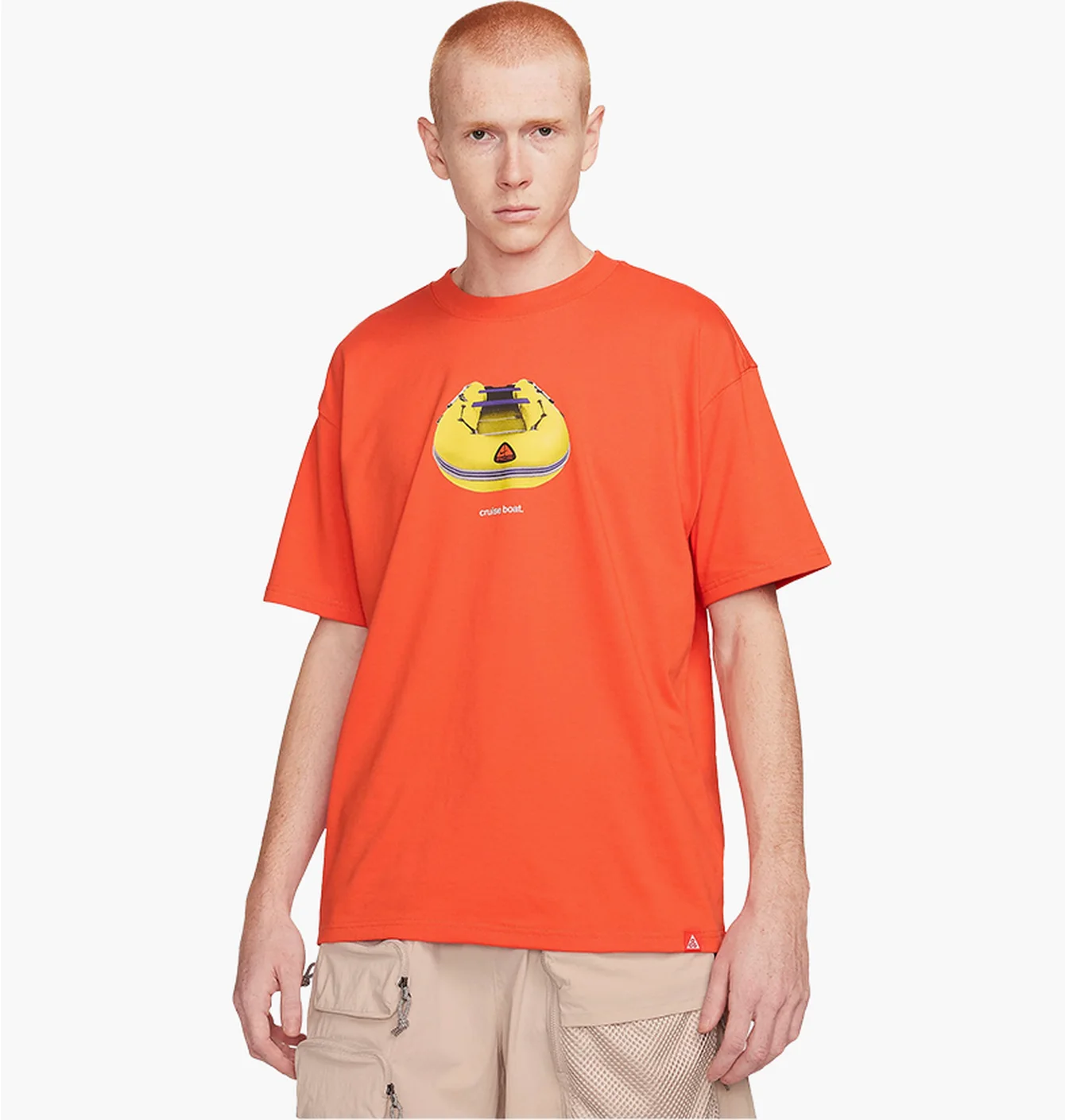 Футболка чоловіча Nike Acg Cruise Boat Dri-Fit T-Shirt Orange FQ3725-809