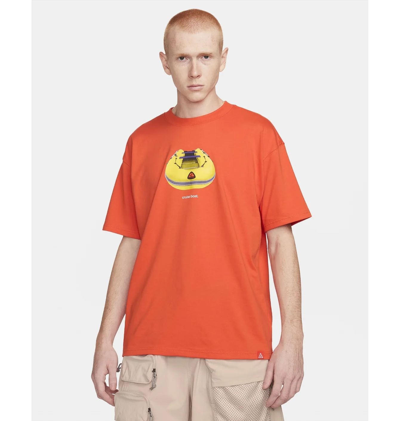 Футболка чоловіча Nike Acg Cruise Boat Dri-Fit T-Shirt Orange FQ3725-809
