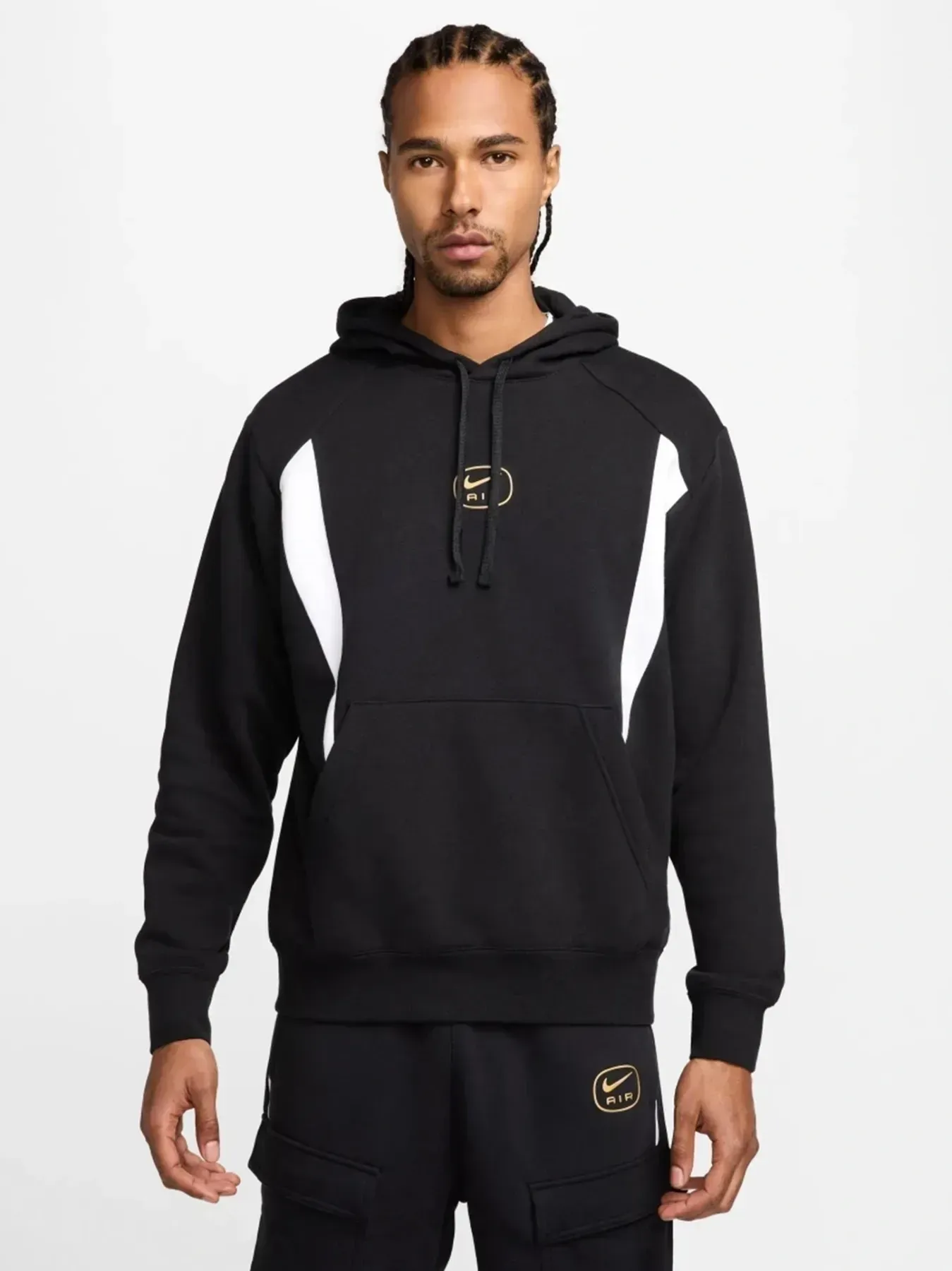 Кофта чоловіча Nike M Nsw Sw Air Po Hoody Flc Bb (HM0175-410)