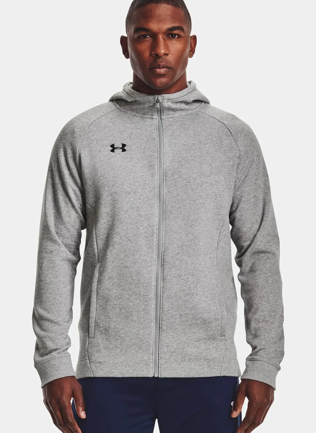 Кофта чоловіча Under Armour Hustle Fleece Full Zip Hoody (1351313-025)