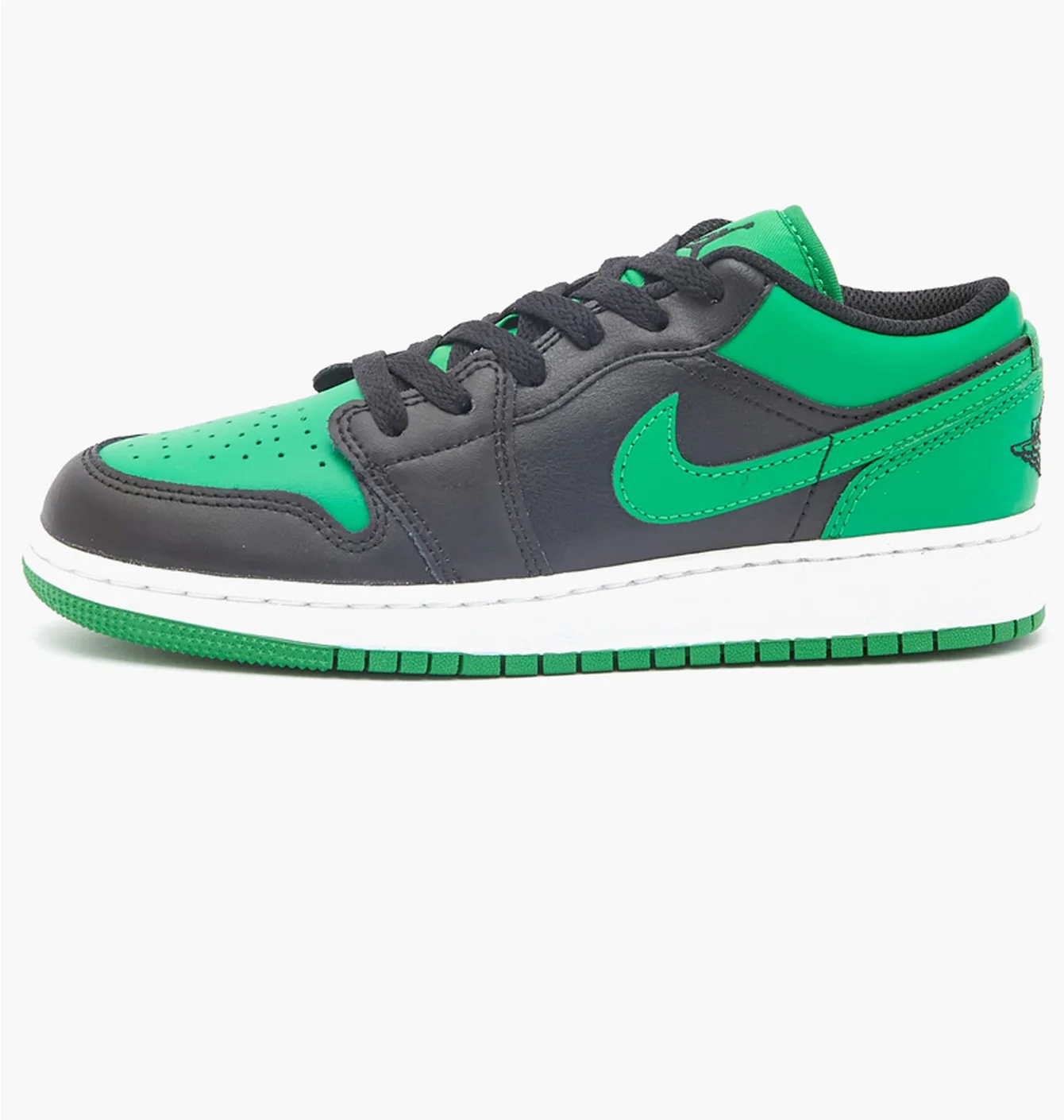 Кросівки дитячі Air Jordan Air 1 Low Junior Black/Green 553560-065