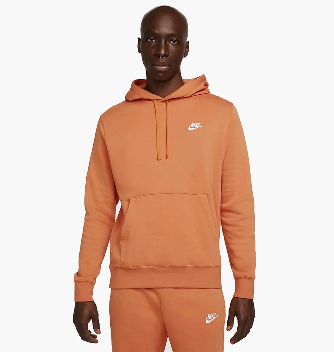 Худі унісекс Nike Nsw Club Peach Bv2654-808
