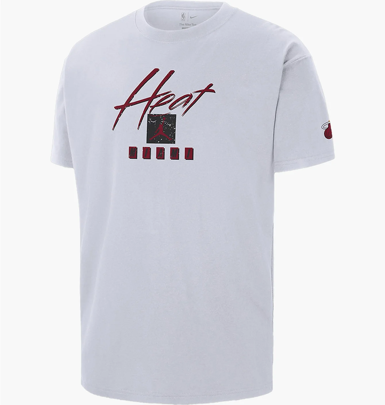 Футболка чоловіча Air Jordan Miami Heat Courtside Statement Edition Nba Max90 T-Shirt White FN1073-100
