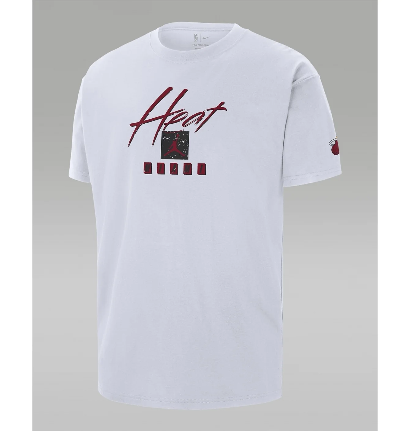 Футболка чоловіча Air Jordan Miami Heat Courtside Statement Edition Nba Max90 T-Shirt White FN1073-100