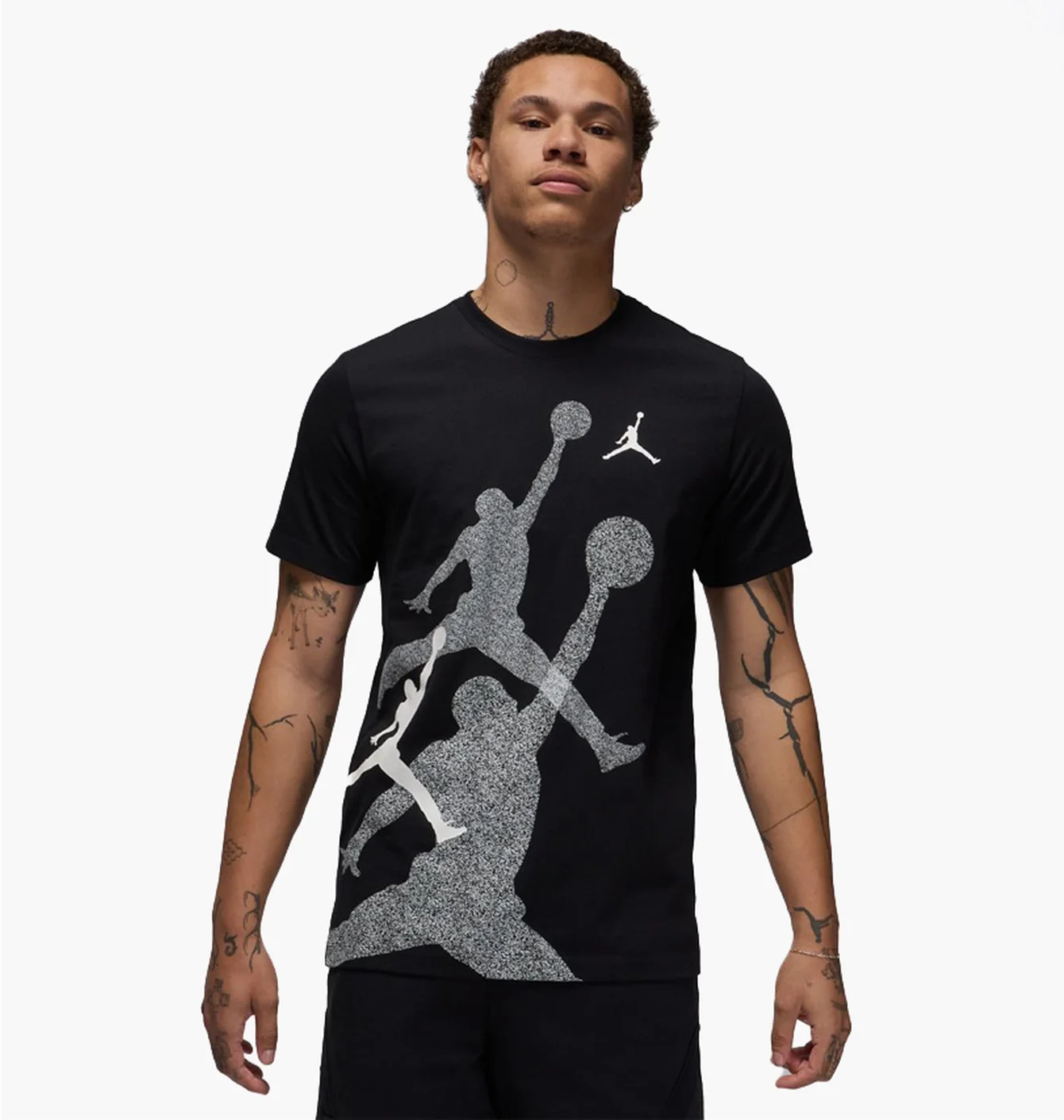 Футболка чоловіча Air Jordan M J Brand Ss Hbr Crew Black FN6025-010