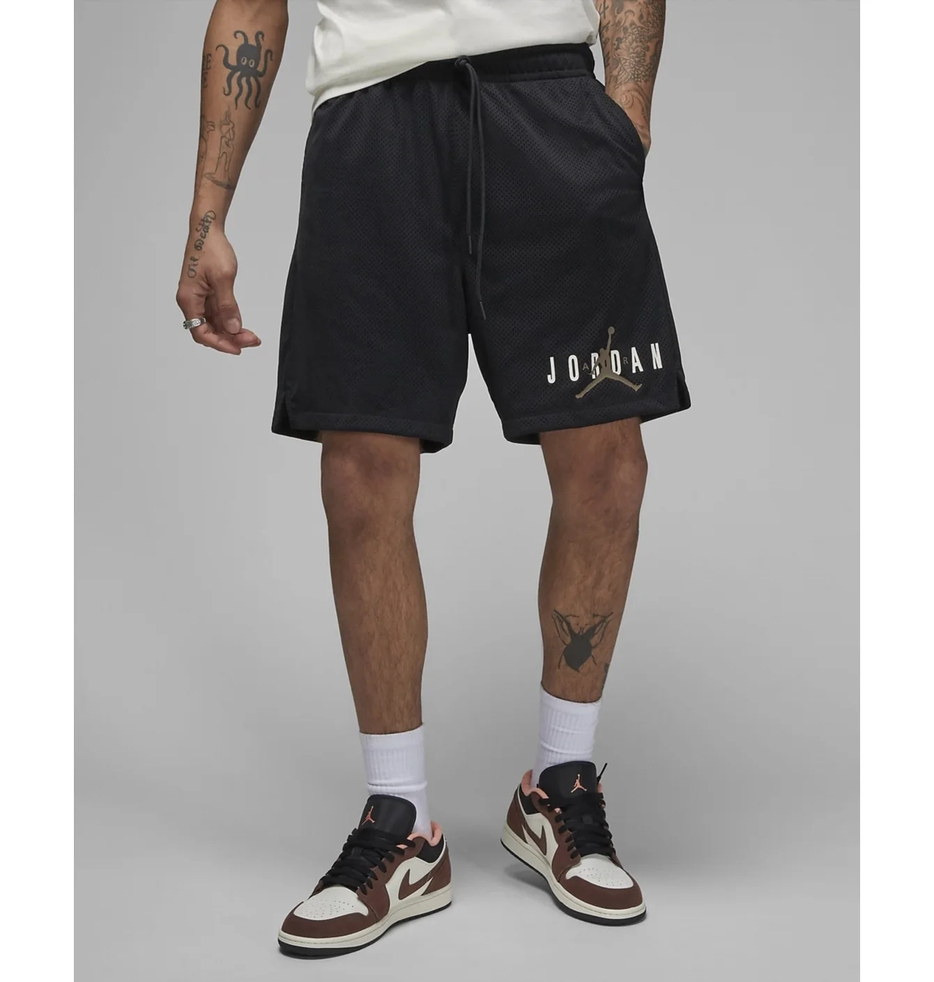 Шорти чоловічі Air Jordan M J Ess Mesh Gfx Short Black DV7652-010