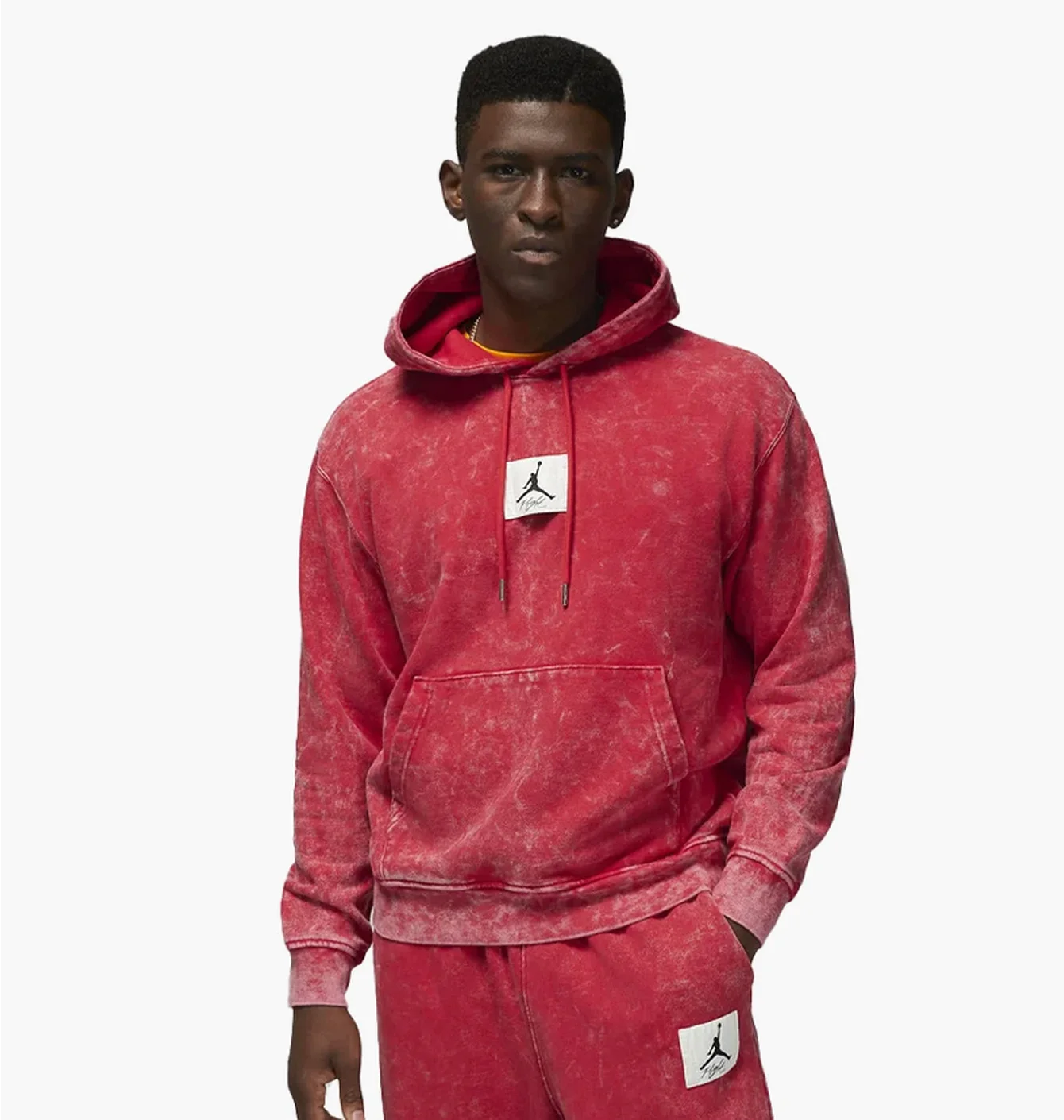 Худі чоловіче Air Jordan Washed Fleece Hoodie Red Dr3087-612
