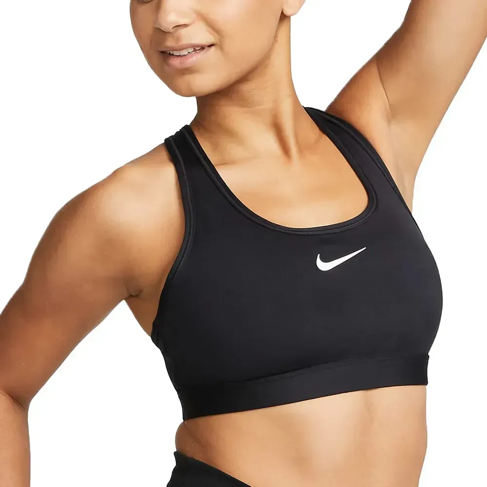 Кофта жіночі Nike W Nk Swsh Med Spt Bra (DX6821-701)
