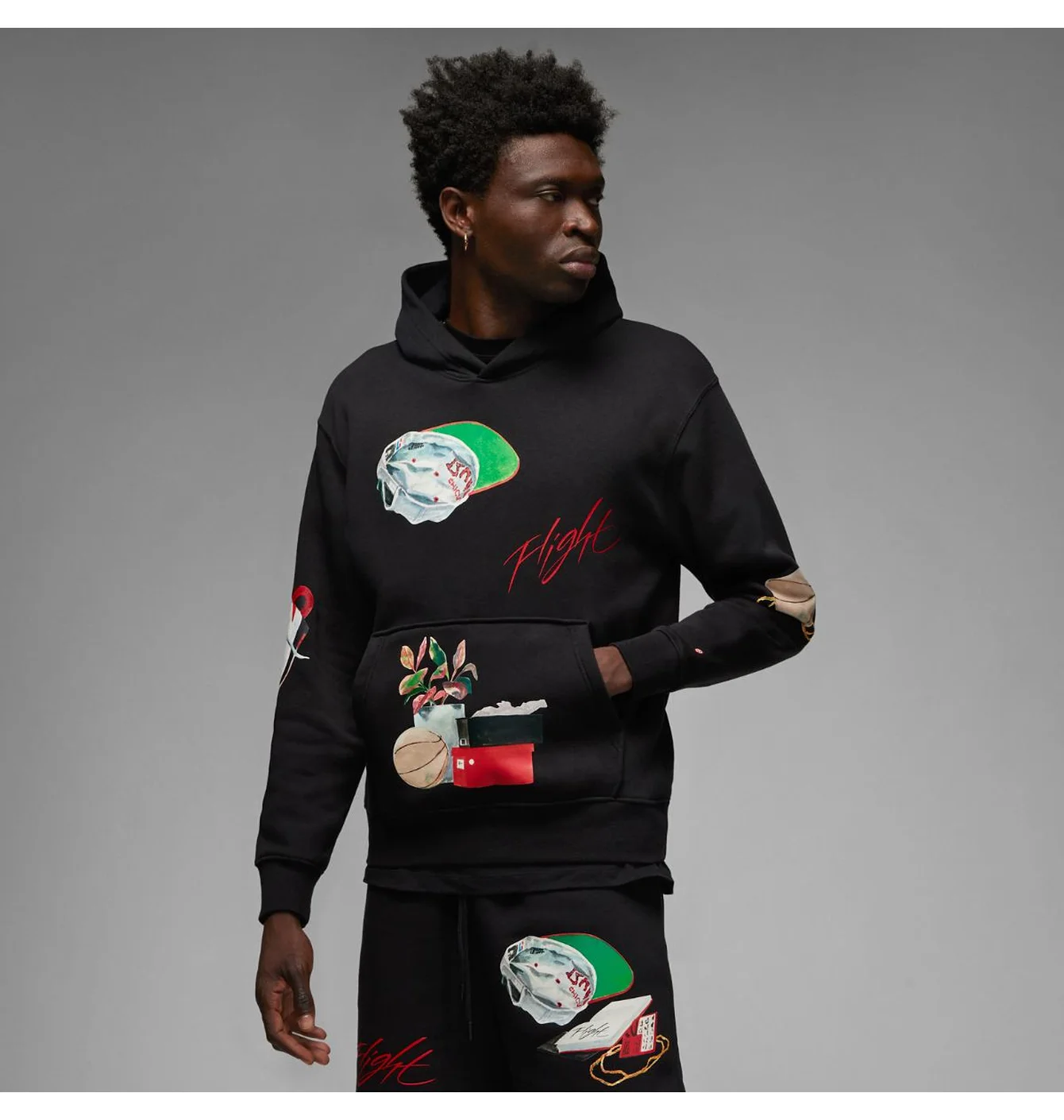 Худі чоловіче Air Jordan Flight Artist Black Dq8043-010