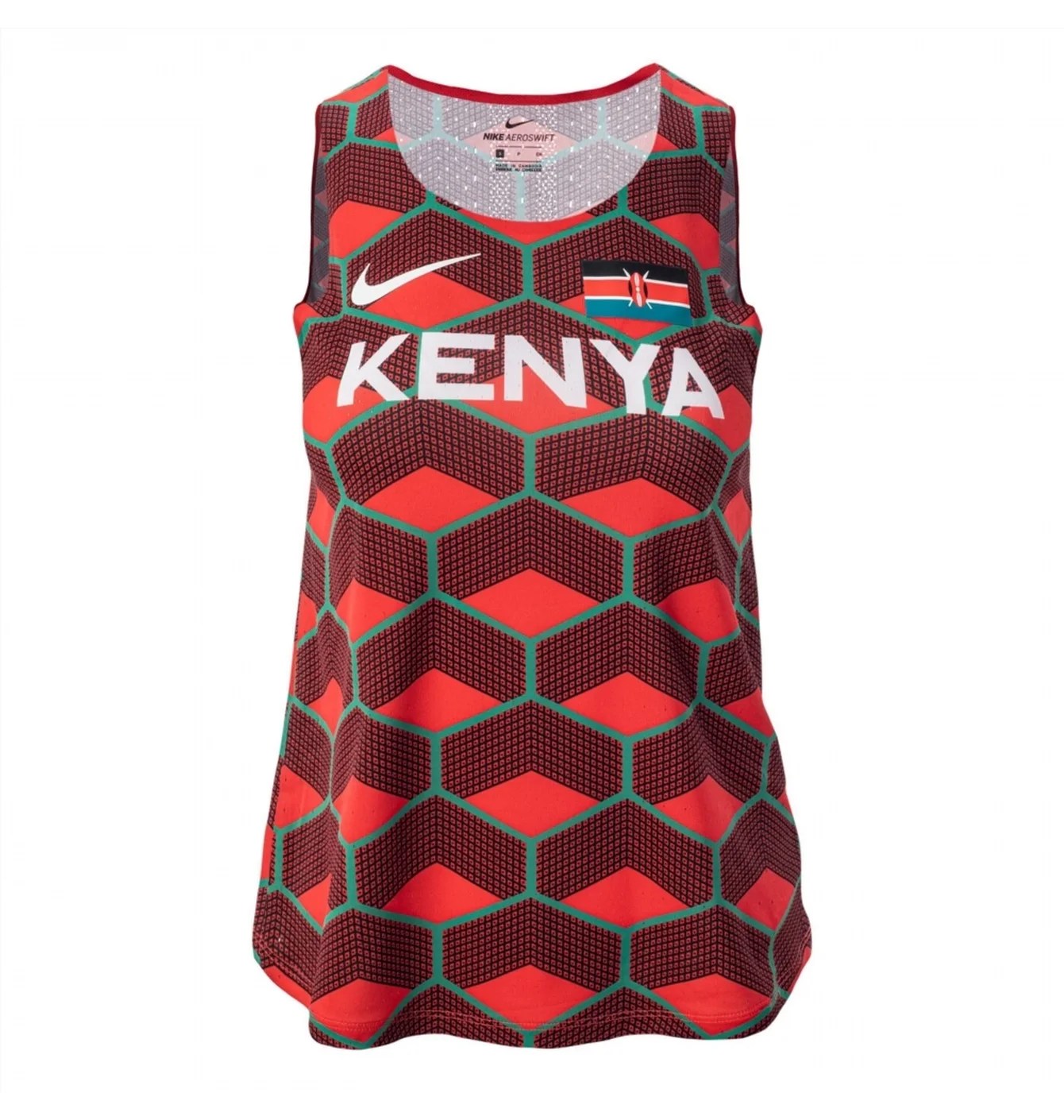 Майка жіноча Nike W Df Adv Kenya Aroswft Sglt Bordo/Red CV0381-673