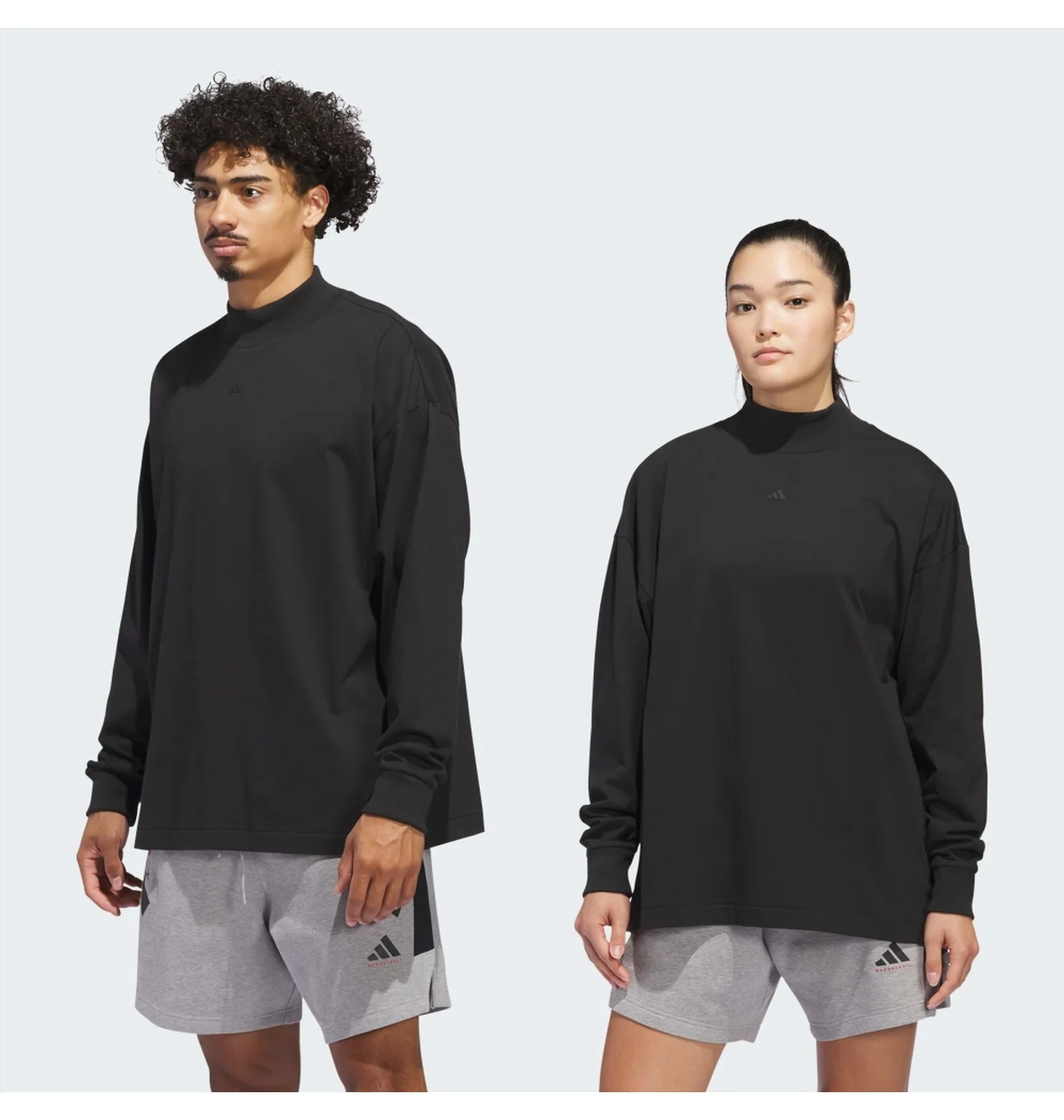 Лонгслів унісекс Adidas Basketball Long Sleeve Tee Black IZ4910