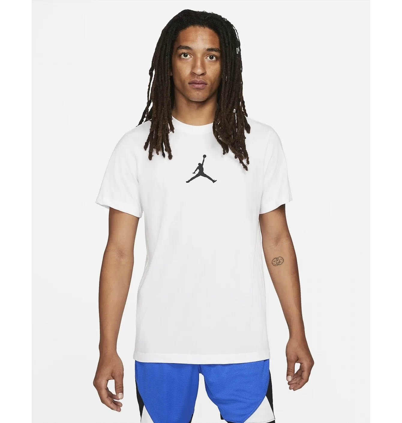 Футболка чоловіча Air Jordan M J Jumpman Df Ss Crew White CW5190-102