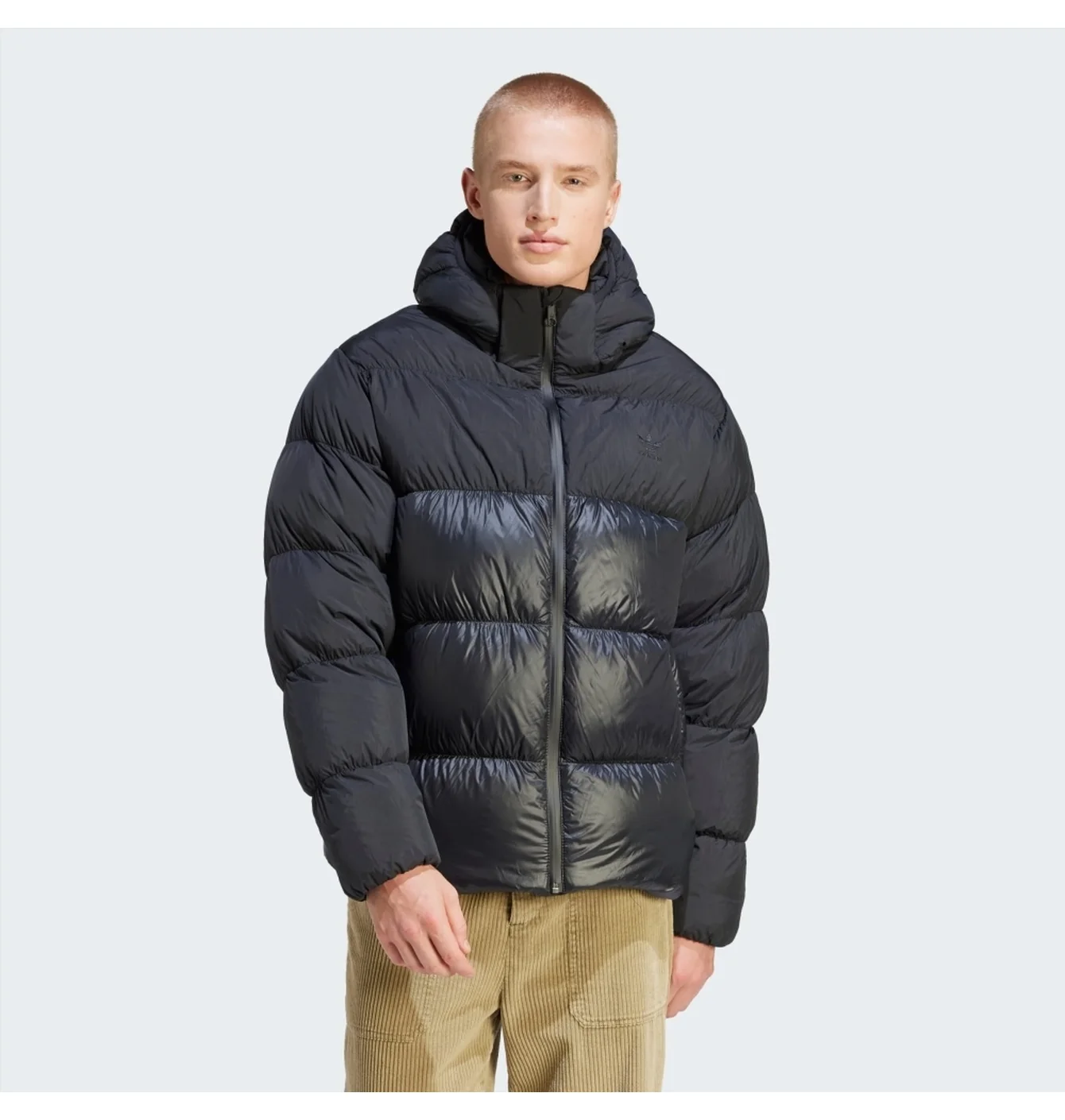 Пуховик чоловічий Adidas Adicolor Down Regen Hooded Puffer Black IL2572