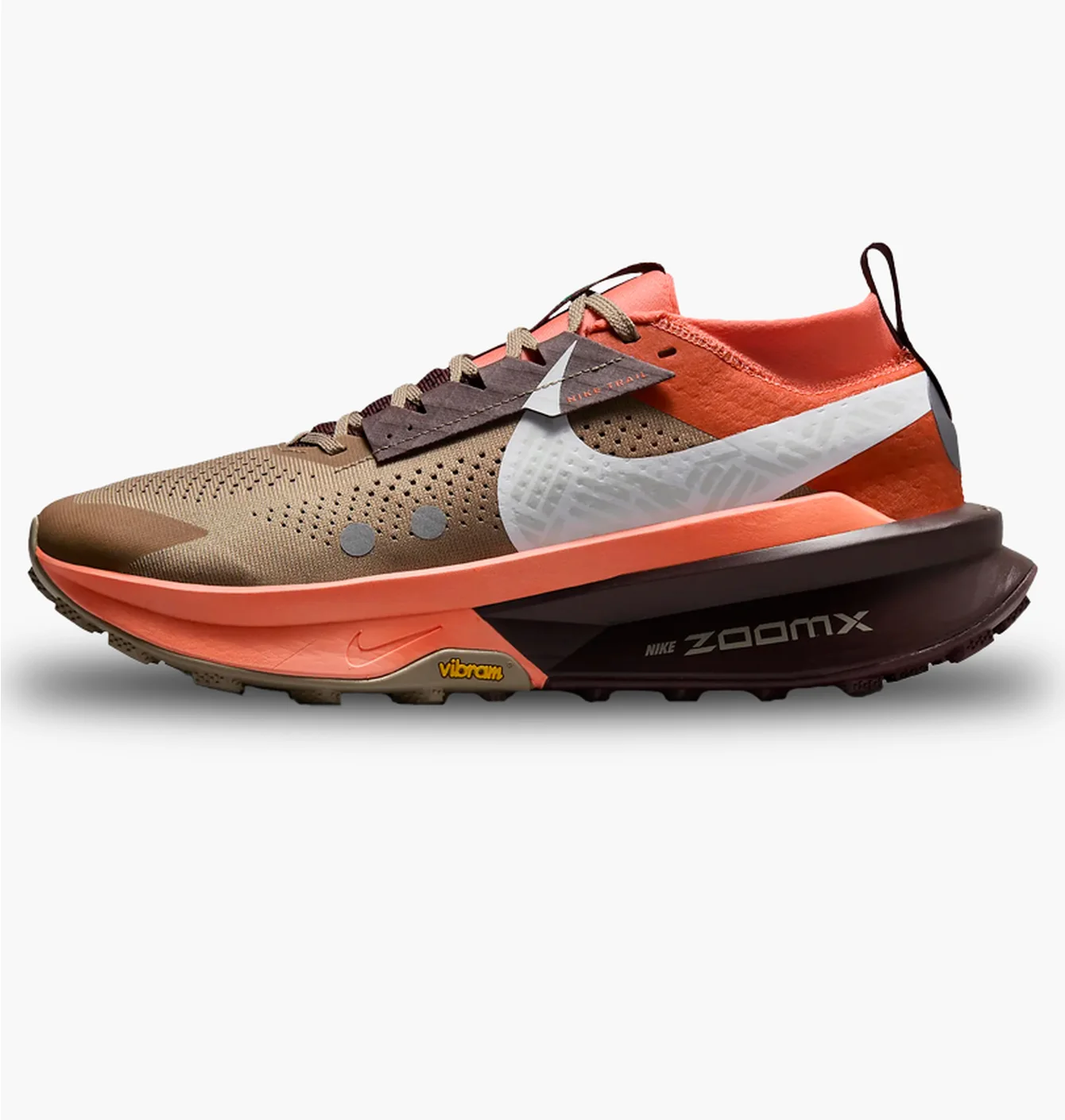Кросівки чоловічі Nike Zegama Trail 2 Brown/Orange HQ3768-200