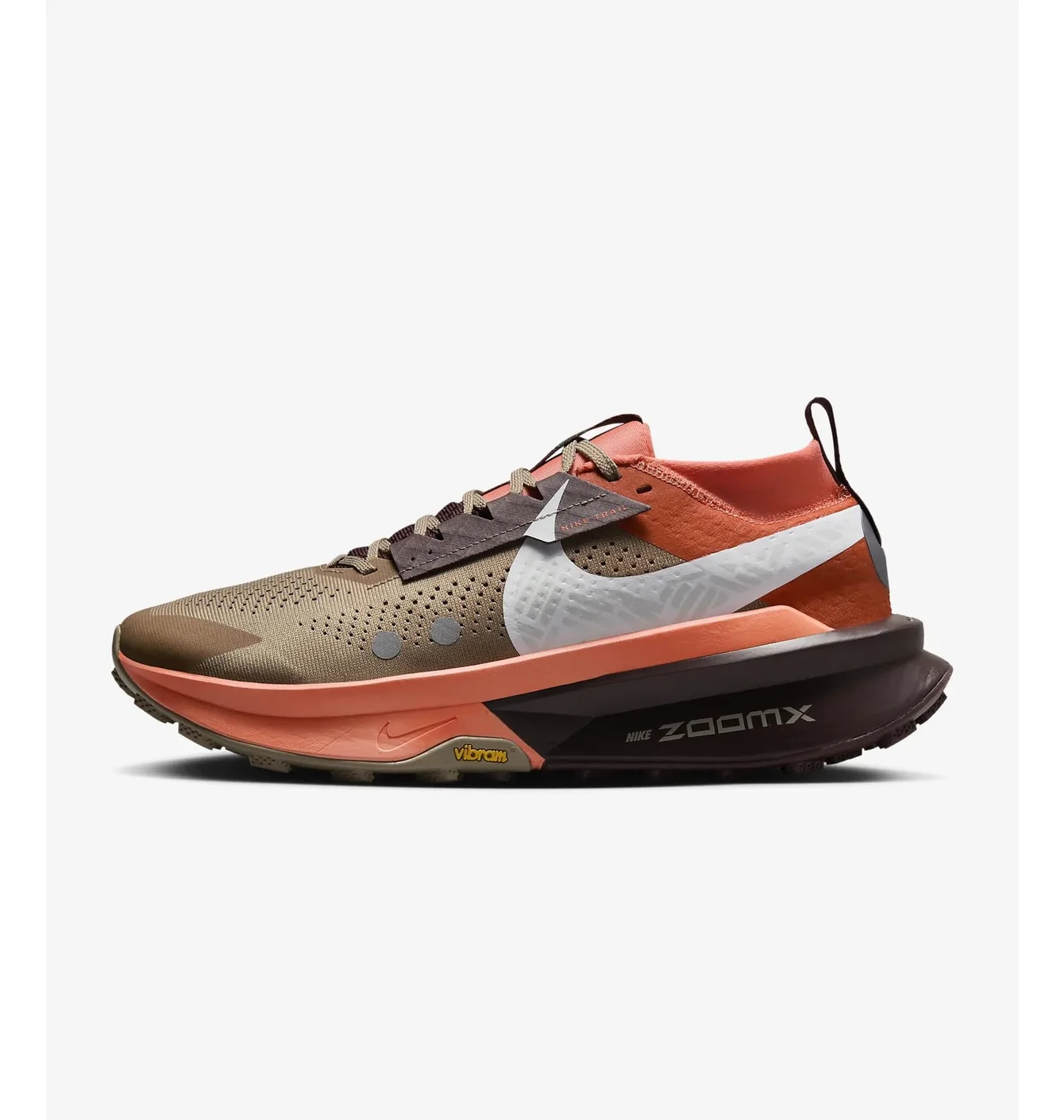 Кросівки чоловічі Nike Zegama Trail 2 Brown/Orange HQ3768-200