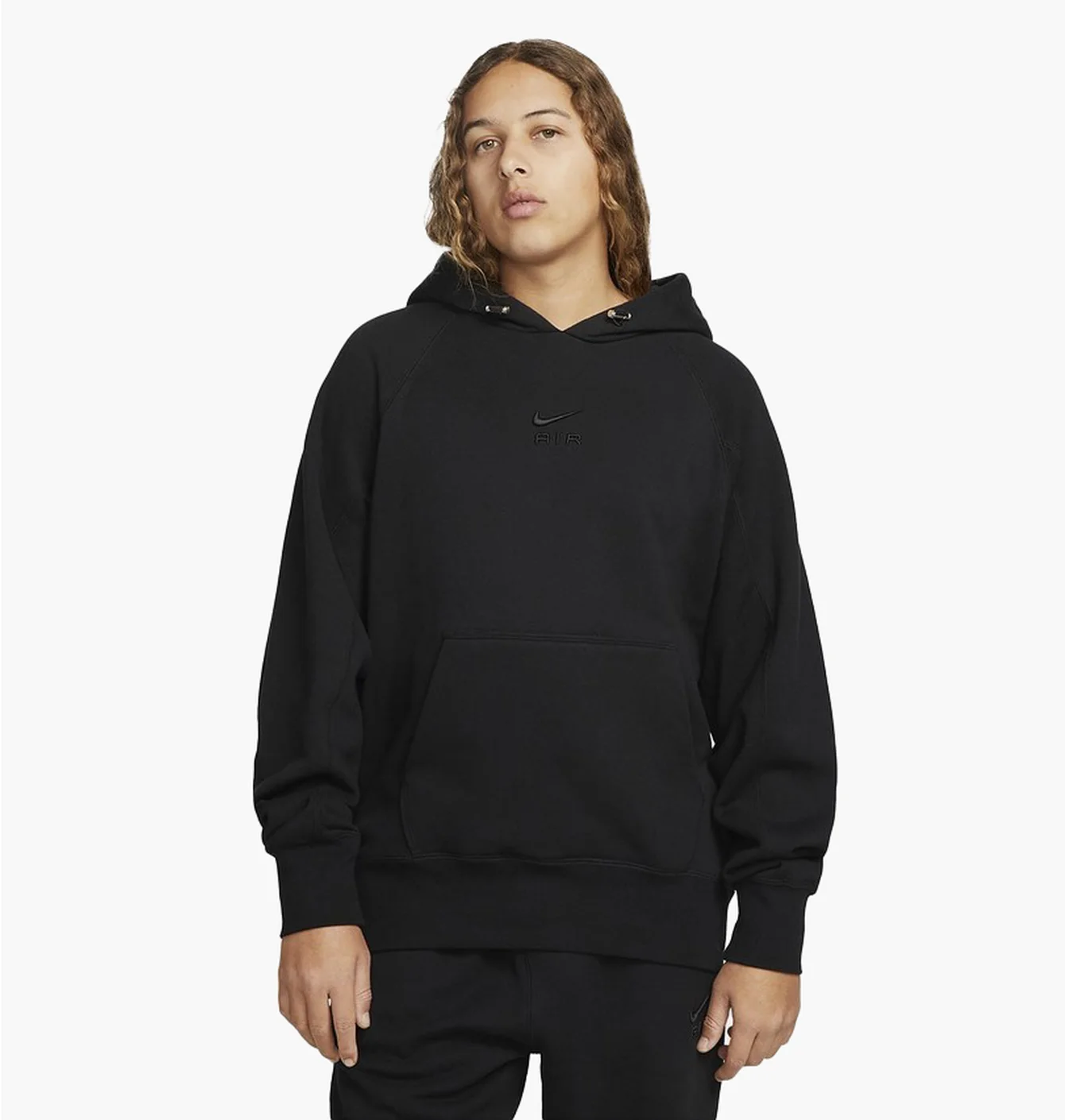 Худі чоловіче Nike Nsw Air Ft Hoodie Black Dv9777-010