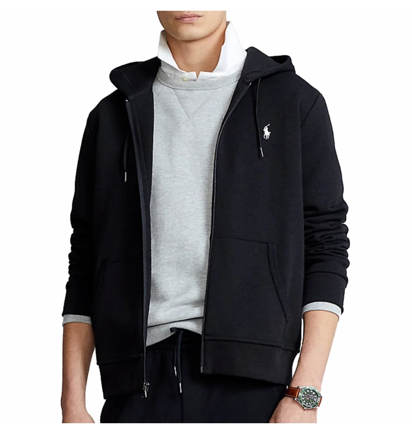 Толстовка чоловіча Polo Ralph Lauren Casaco Core Repl Len Black 710888282001