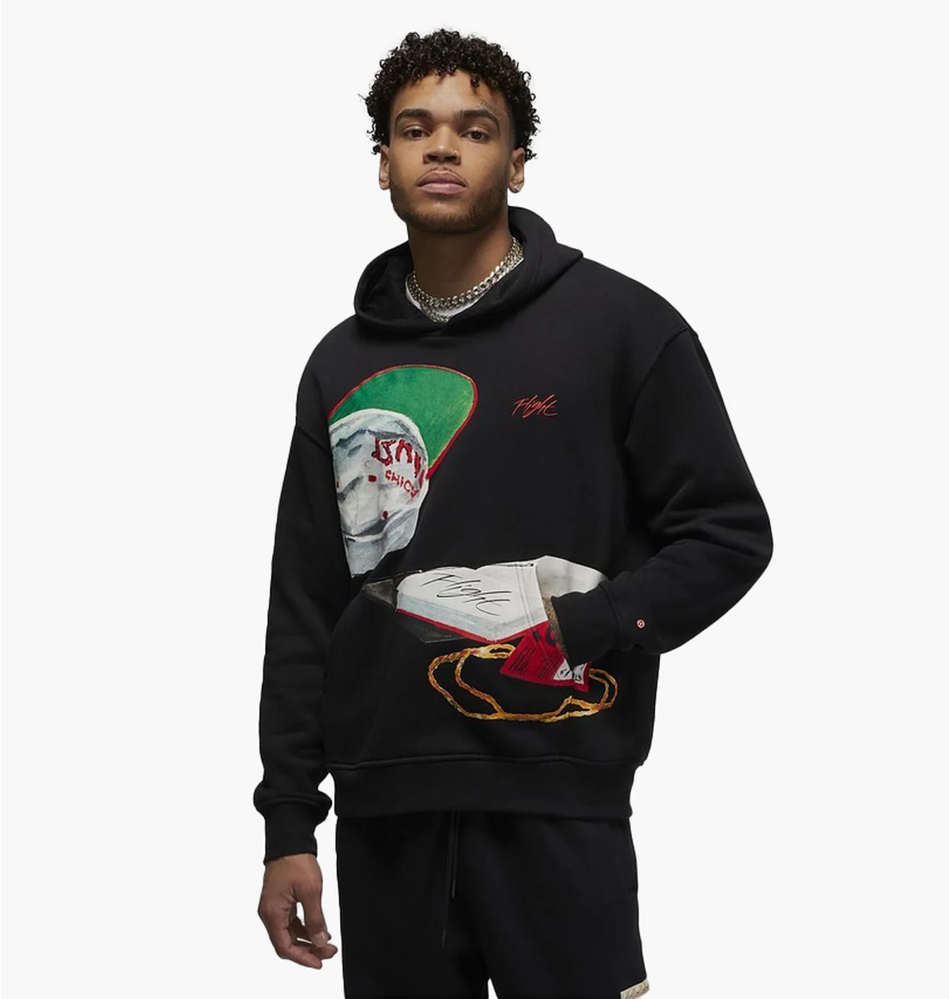 Худі чоловіче Air Jordan Air Artist Series Black Dv1593-010