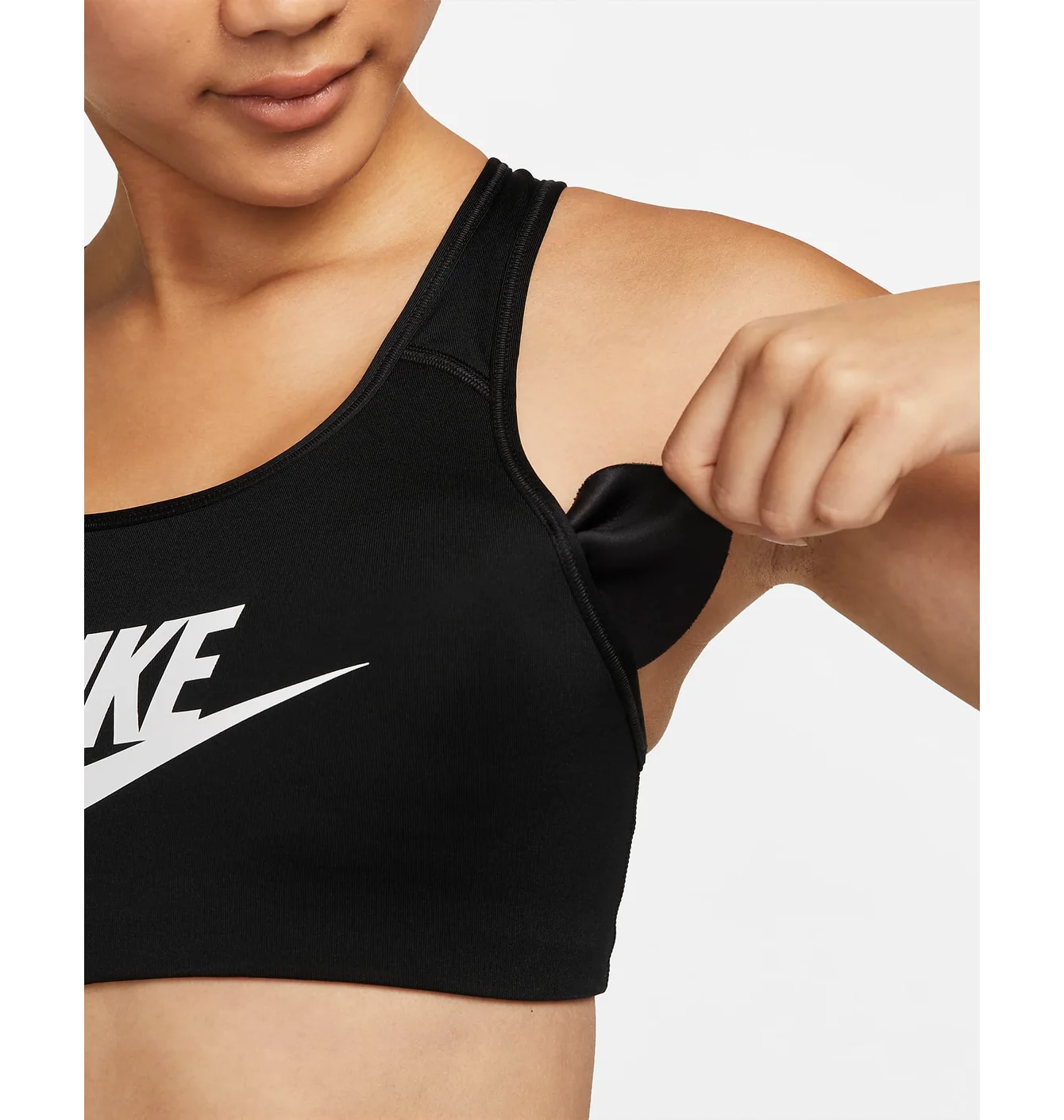 Топ жіночий Nike Swoosh Bra Non Padded Black CN5262-010