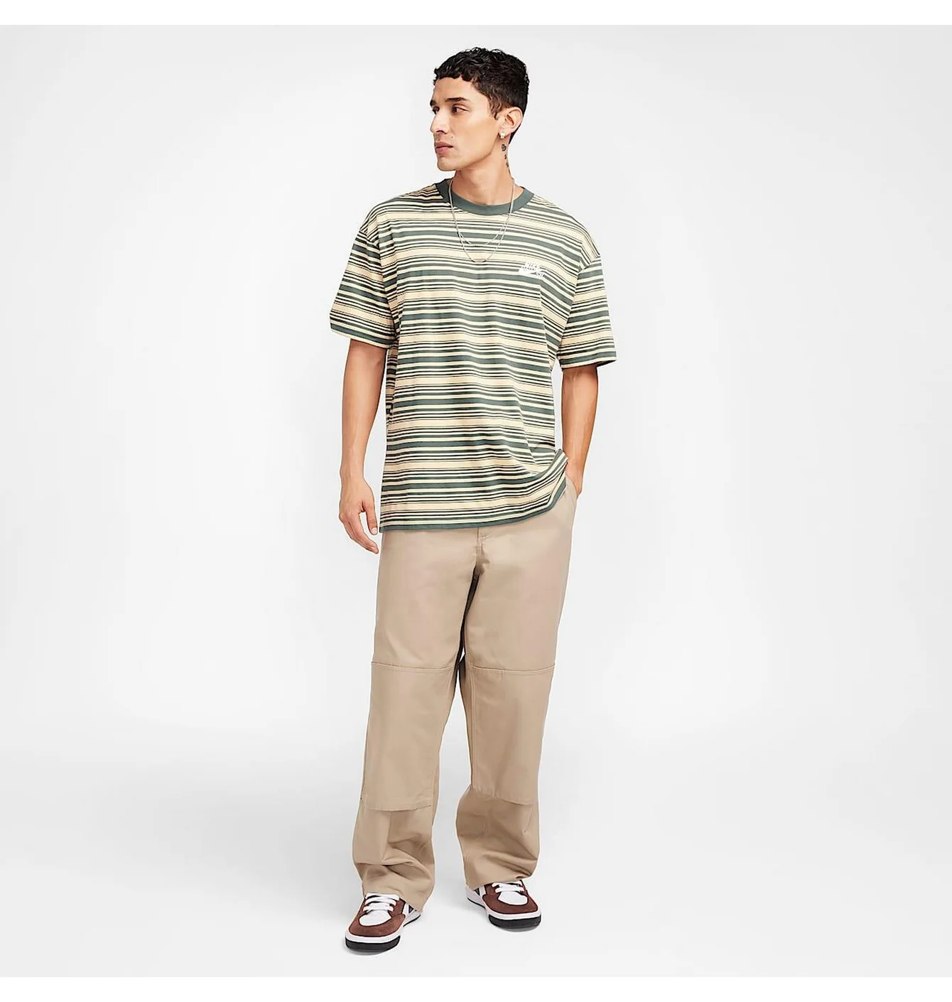 Штани унісекс Nike B Twill Double Knee Pants Beige FV7349-247