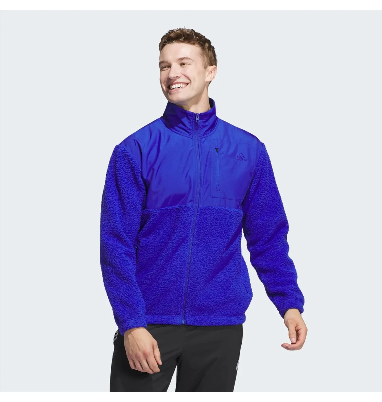 Олімпійка чоловіча Adidas Coze Full-Zip Jacket Blue JD0797