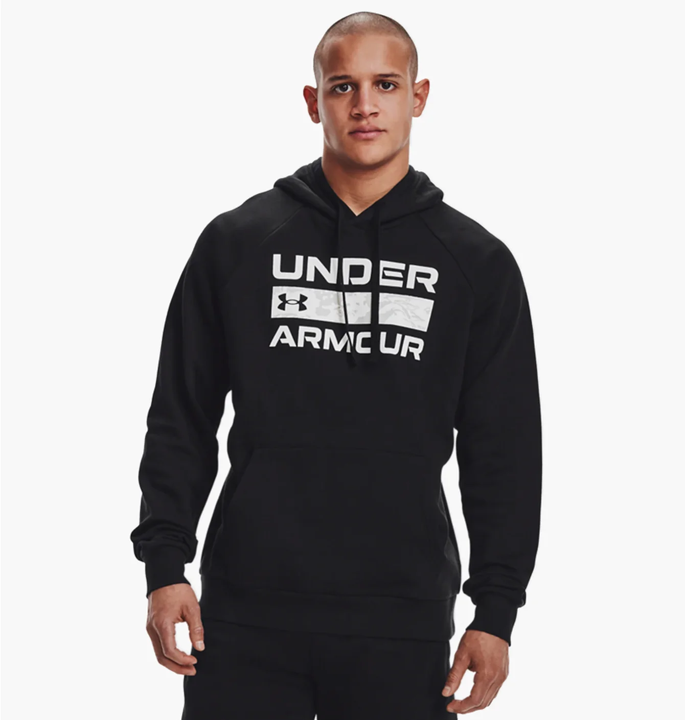 Худі чоловіче Under Armour Rival Flc Signature Hd Black 1366363-001