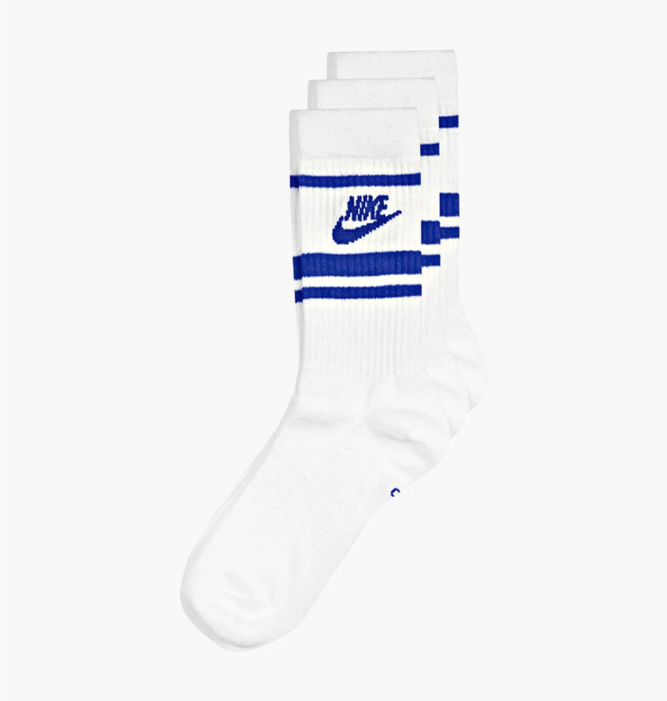 Шкарпетки унісекс Nike U Nk Nsw Everyday Essential Crew (3 пари) Stripes White CQ0301-105