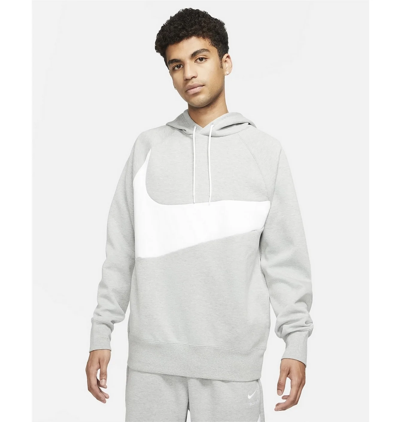 Худі чоловіче Nike Sportswear Swoosh Tech Fleece Grey DD8222-063
