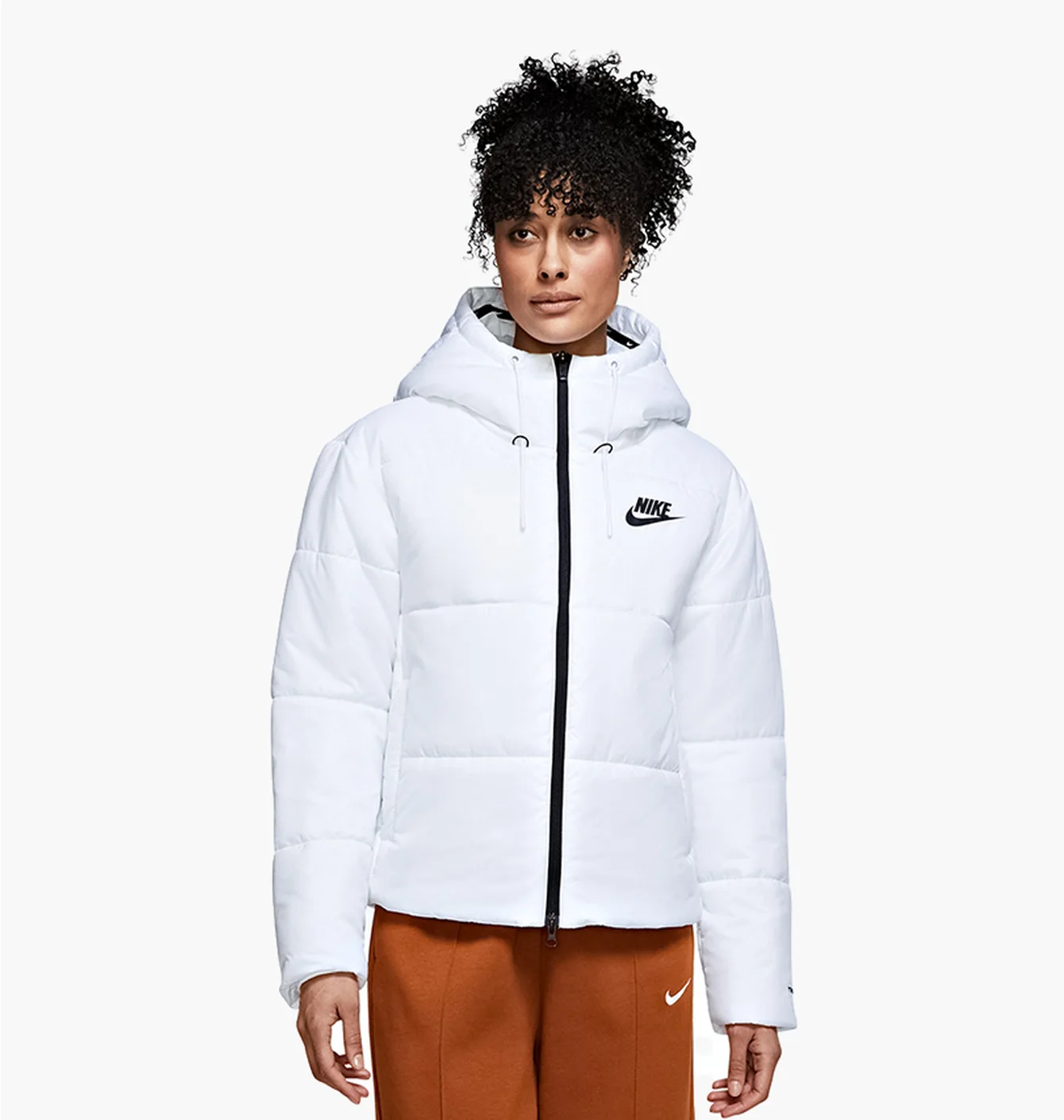 Пуховик жіночий Nike W Nsw Tf Rpl Classic Tape Jkt White DJ6997-100