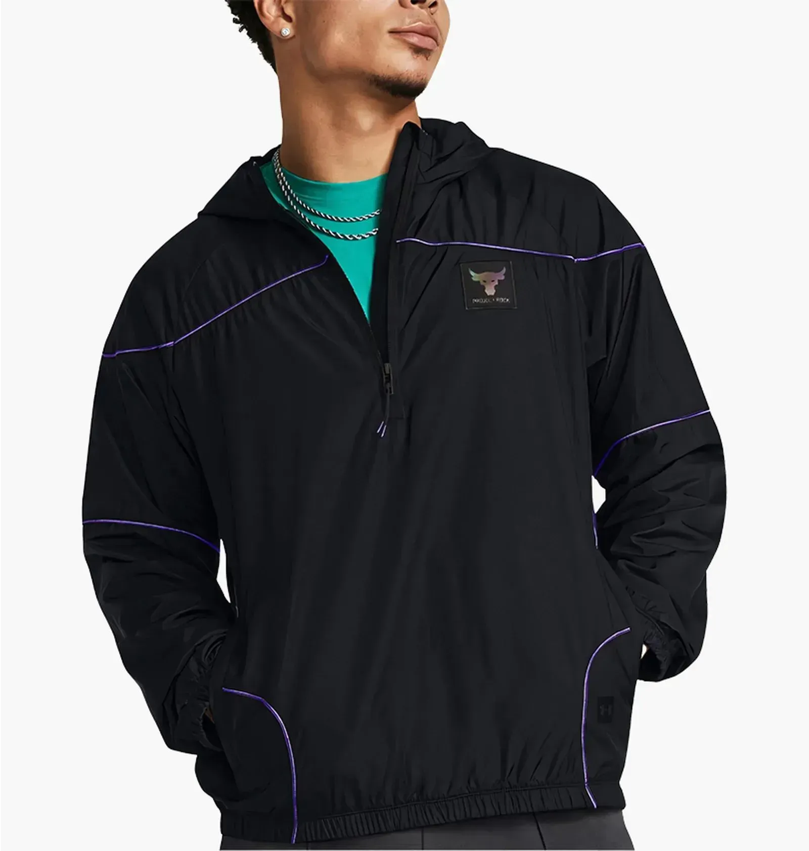Кофта чоловіча Under Armour Rock Anorak Jacket Black (1380128-001)