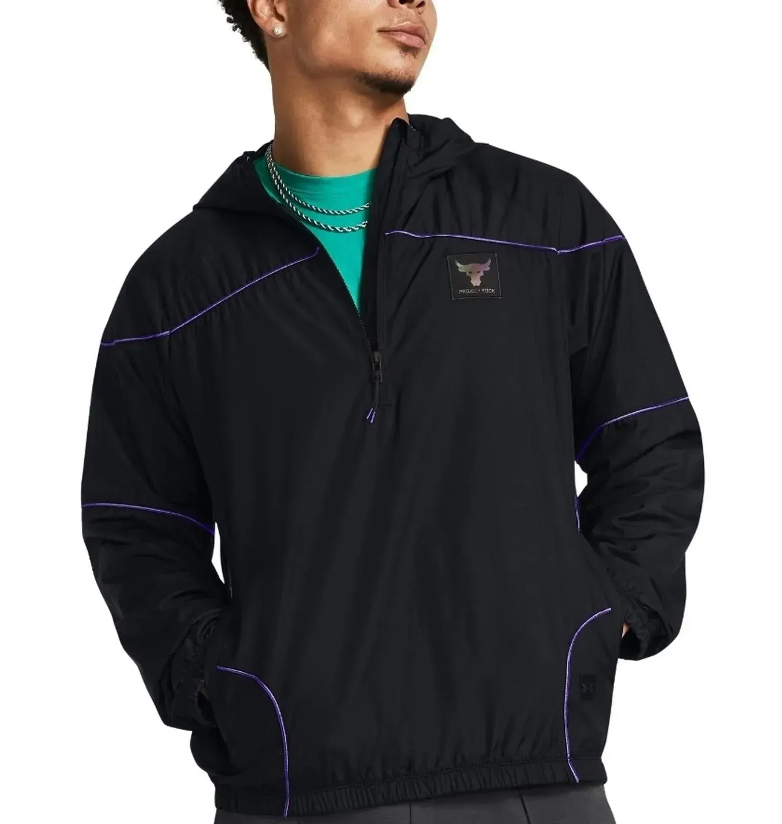 Кофта чоловіча Under Armour Rock Anorak Jacket Black (1380128-001)